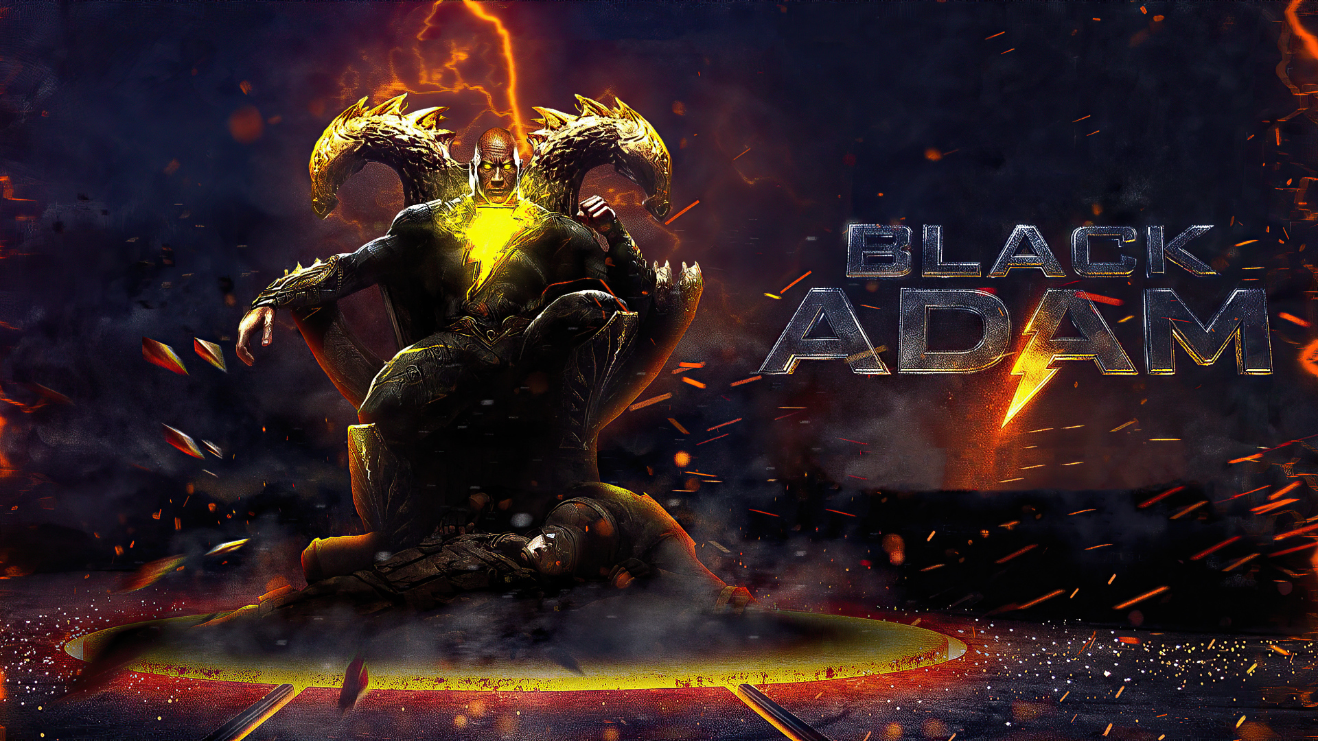 Постер фильма Черный Адам, 2022