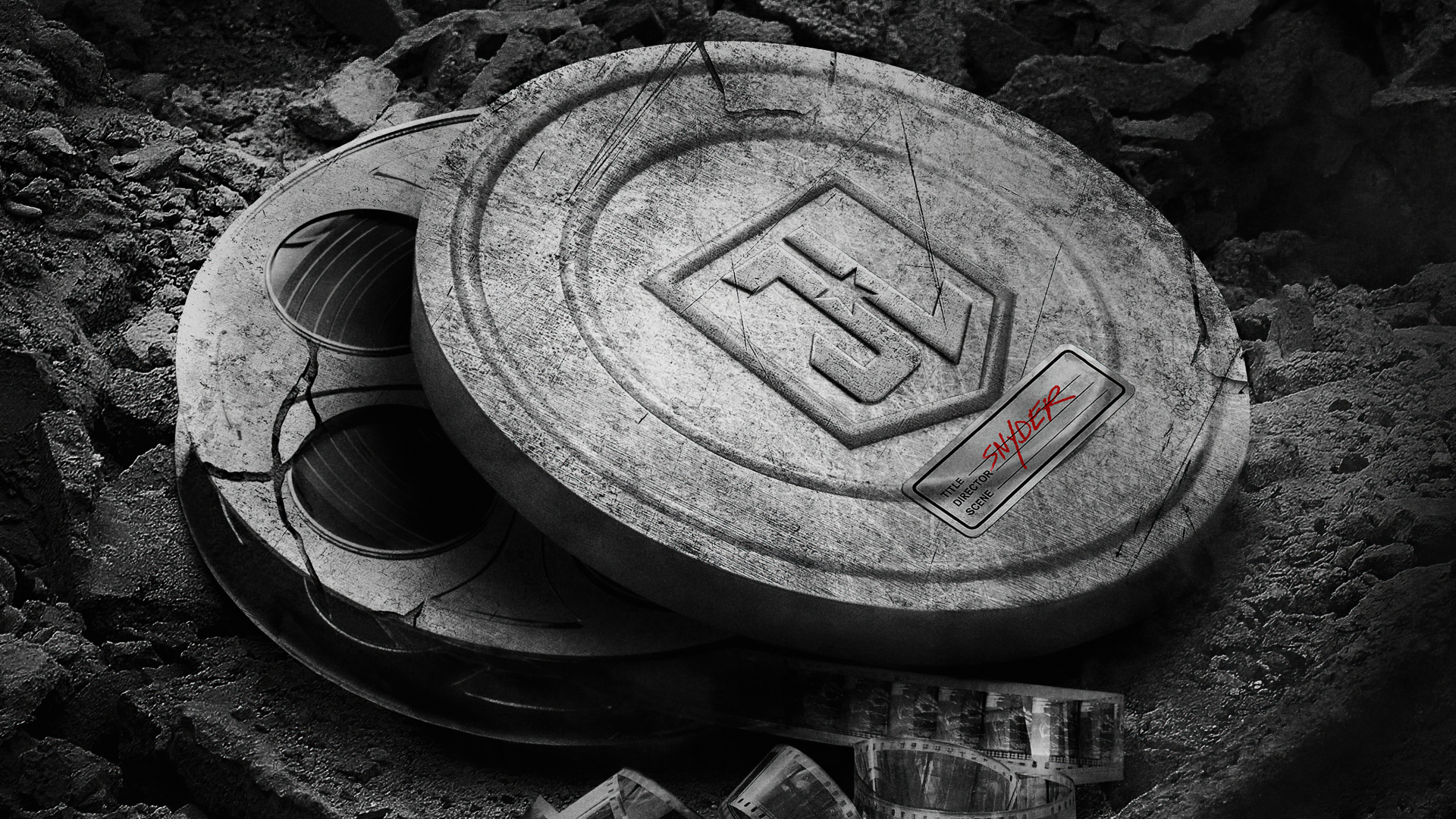 Старая бобина с фильмом Лига справедливости Зака Снайдера, 2021