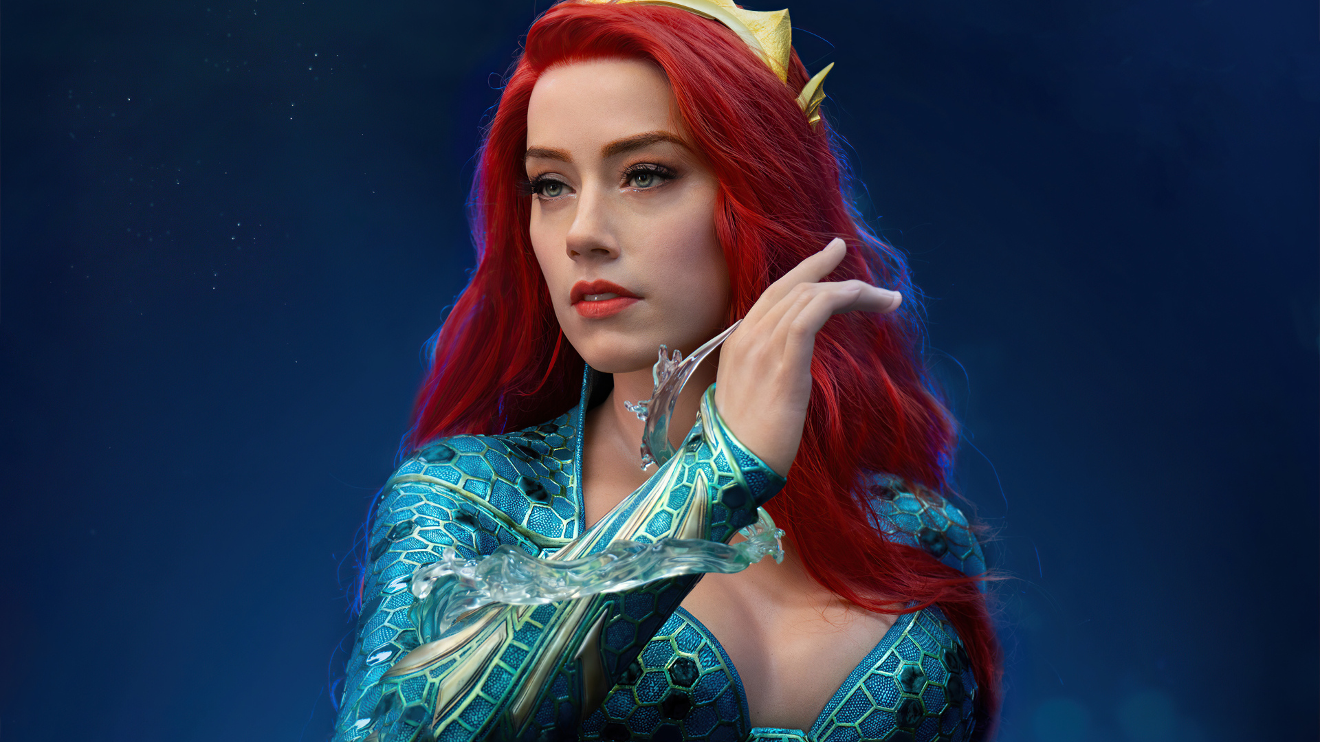 Рыжеволосая девушка Мера персонаж фильма Аквамен 2, 2022