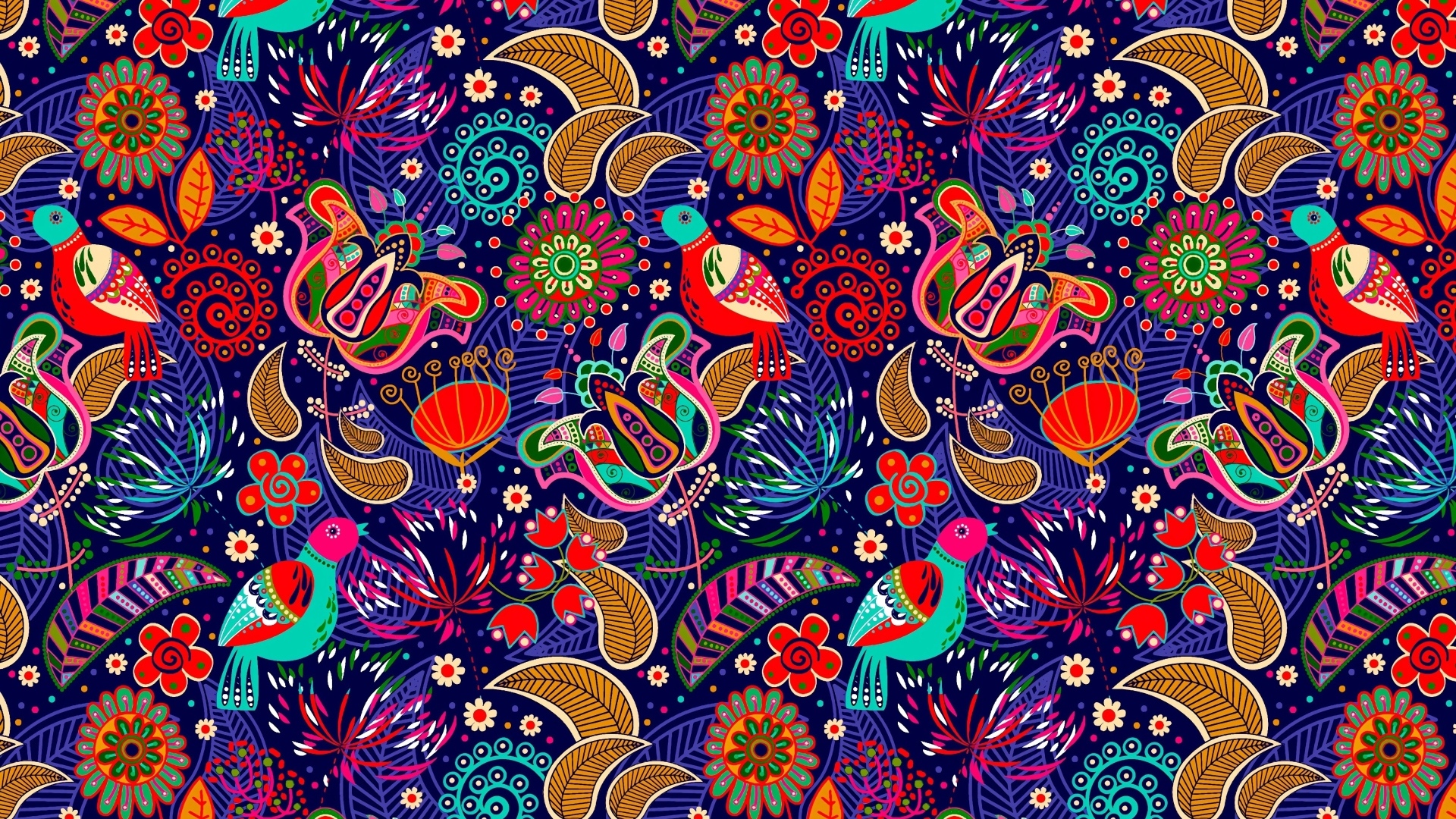 Красивый яркий абстрактный рисунок