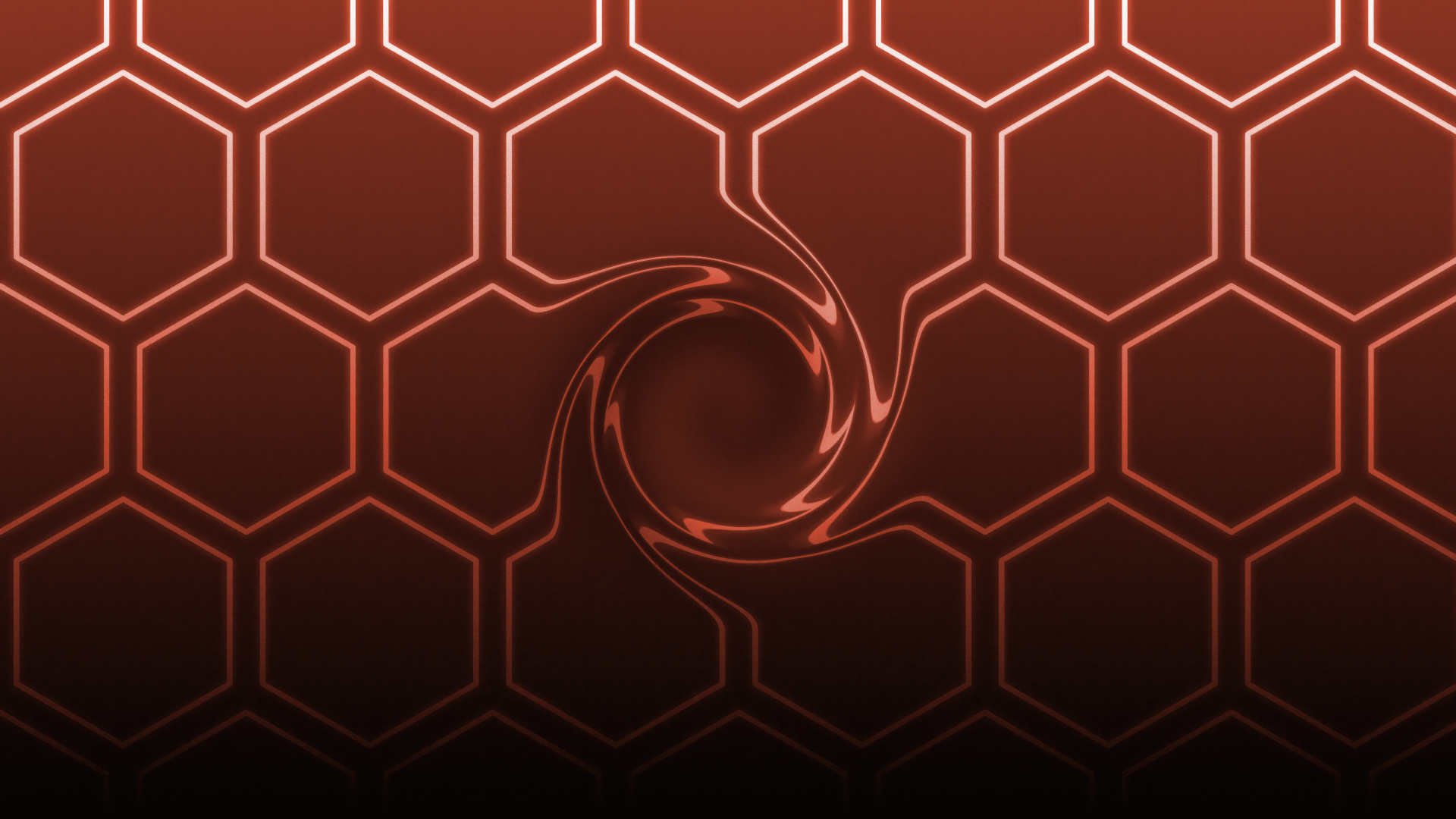 Шестиугольная сетка коричневого цвета