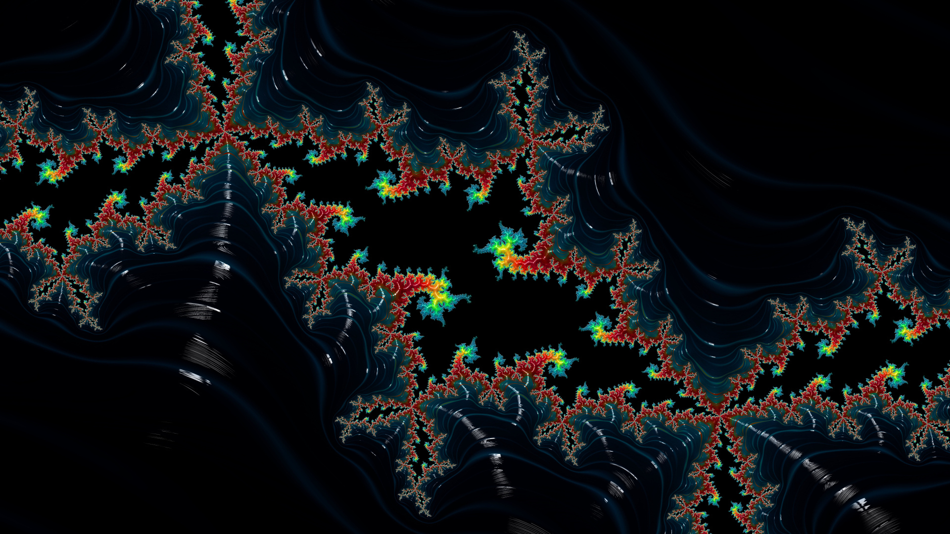 Странный  фрактальный рисунок