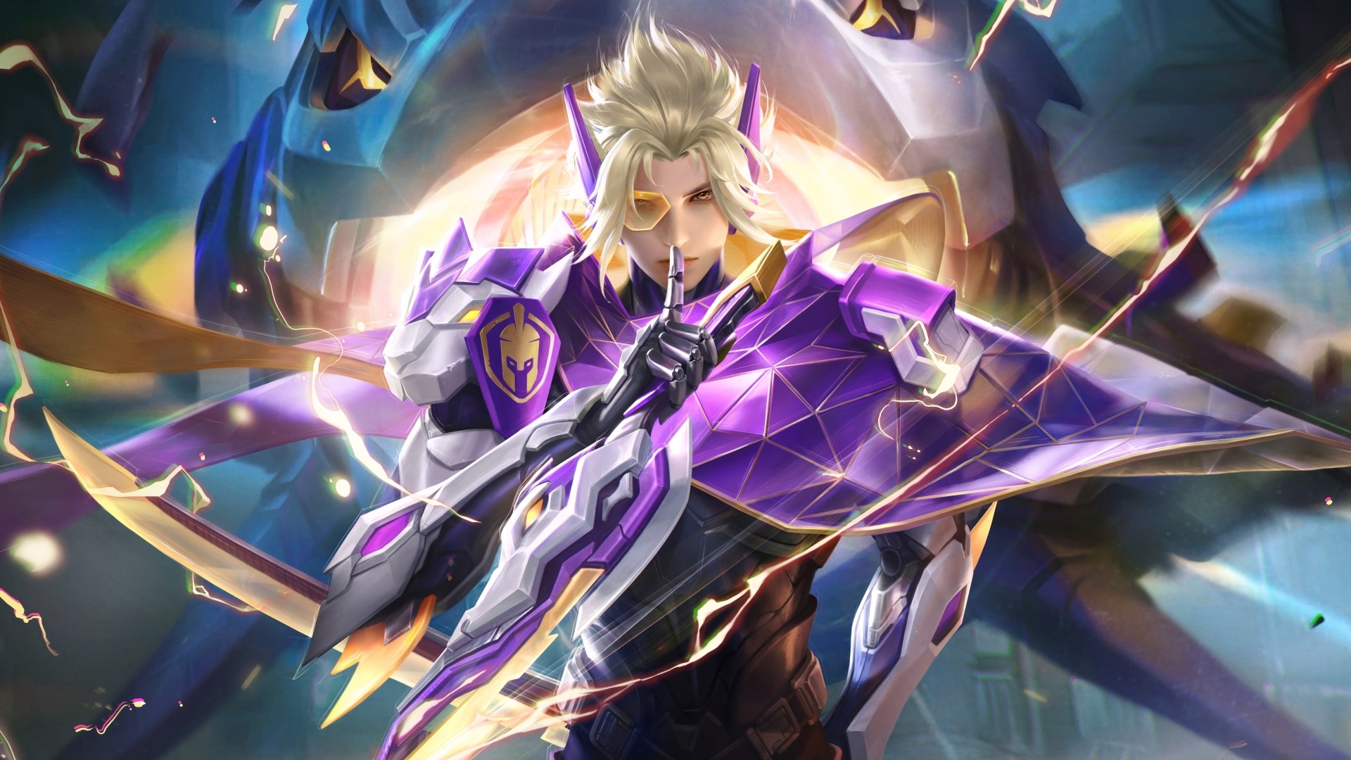 Мужчина аниме с белыми волосами