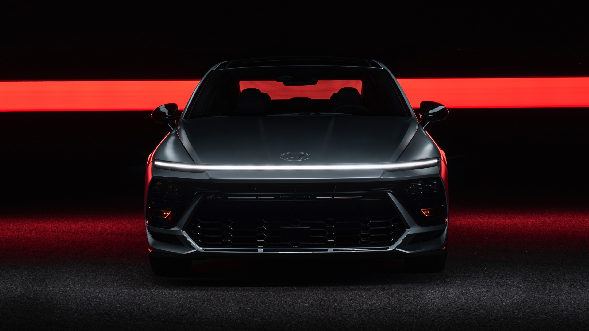 Автомобиль Hyundai Sonata N Line 2024 года вид спереди