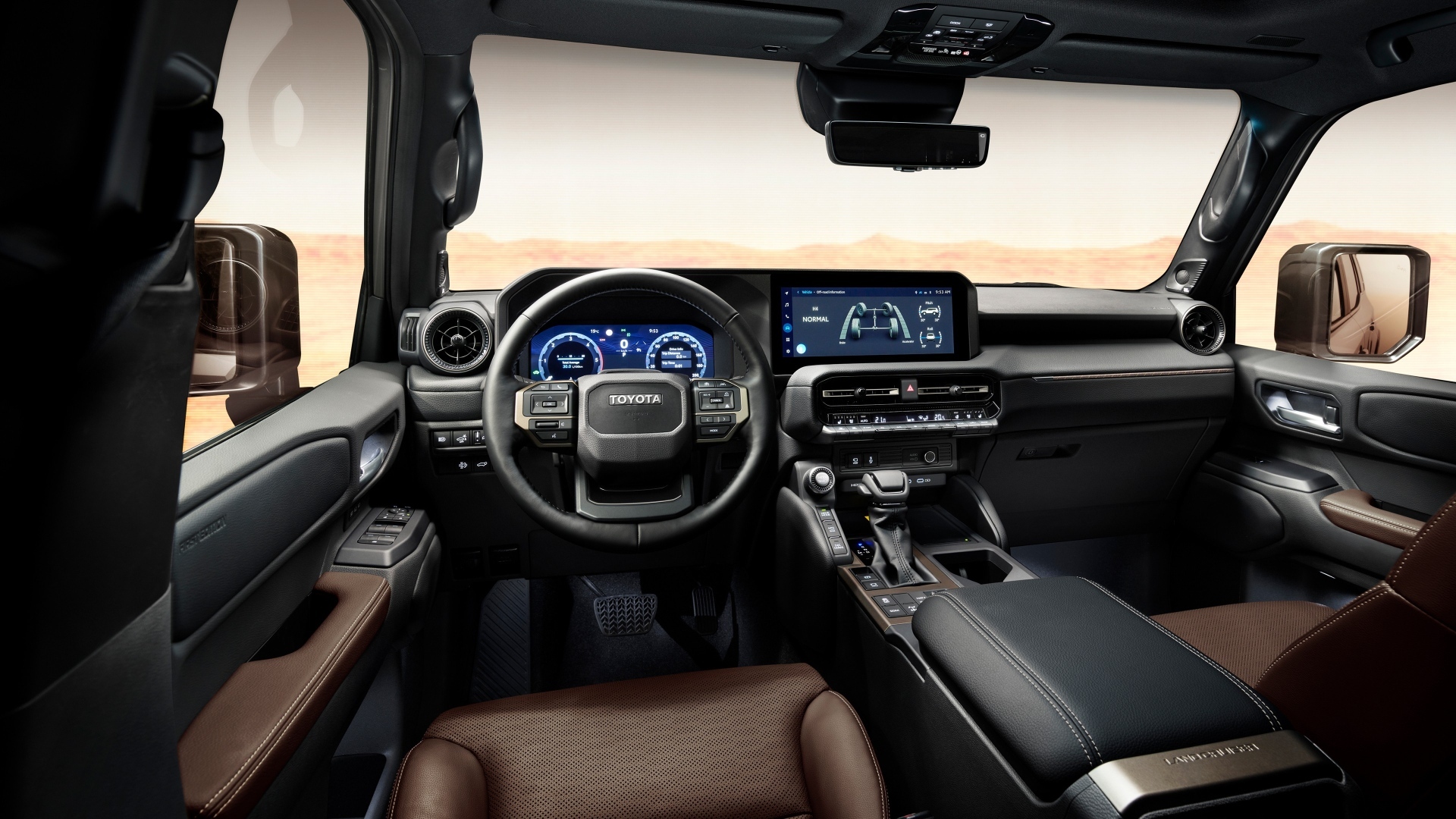 Салон автомобиля Toyota Land Cruiser First Edition 2023 года