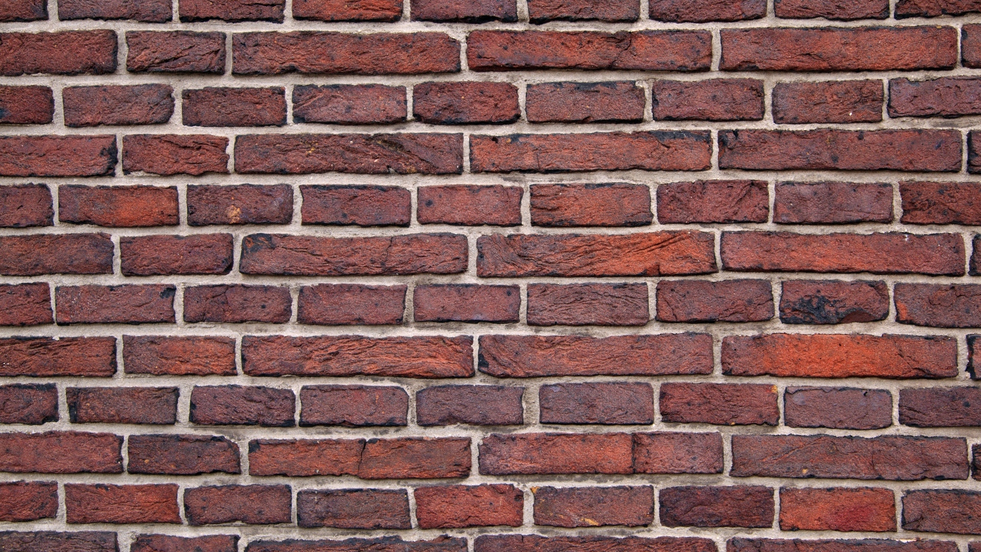 Стена из красного кирпича для фона