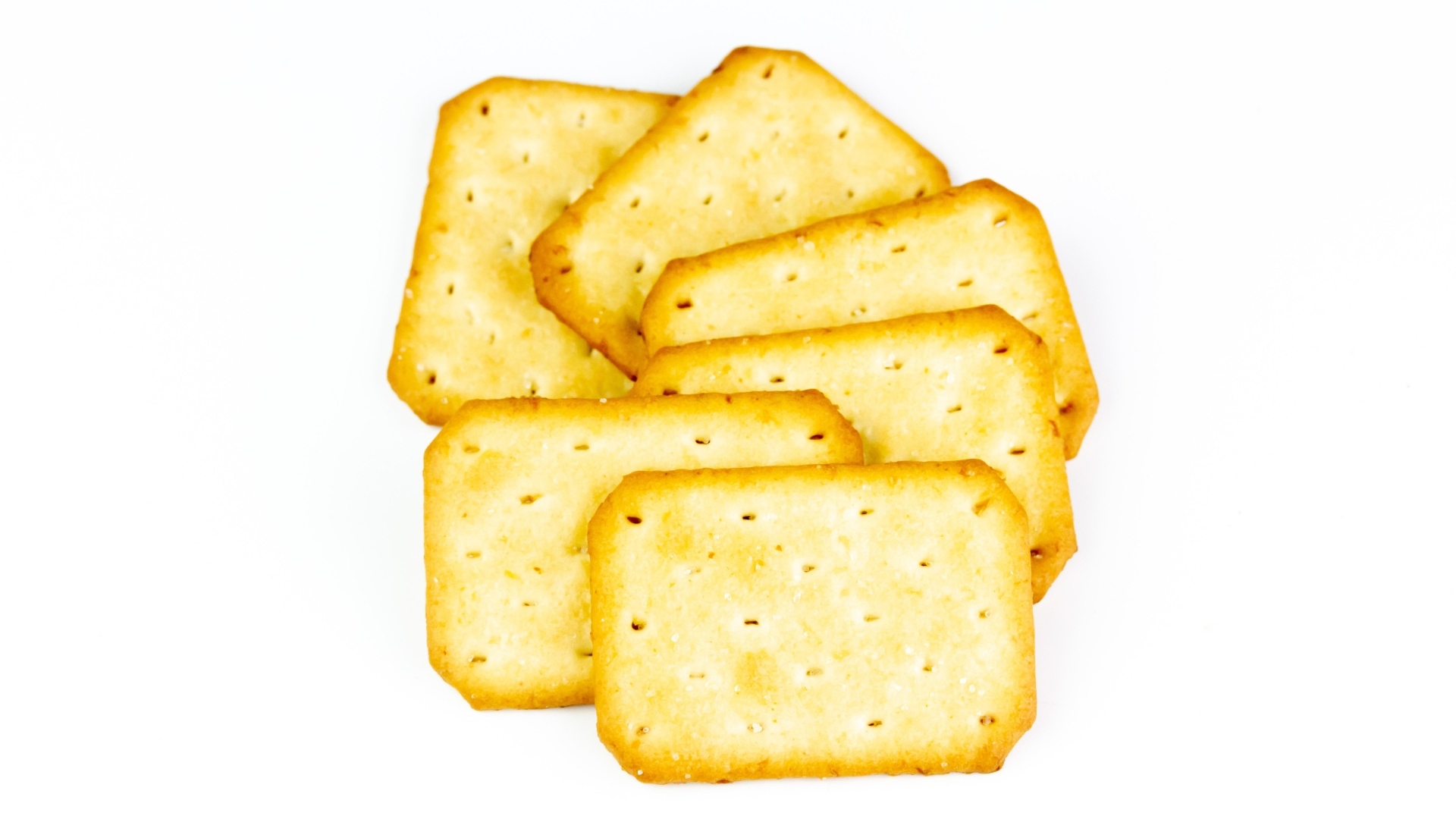 Вкусное хрустящее печенье крекер 