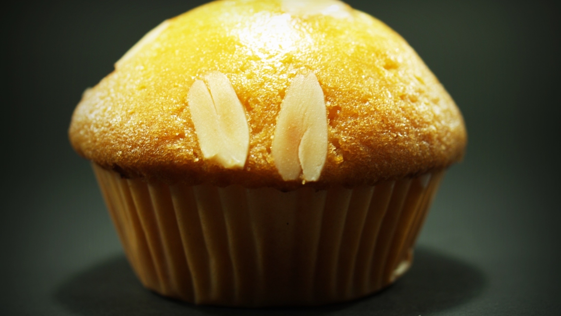 Кекс с арахисом крупным планом