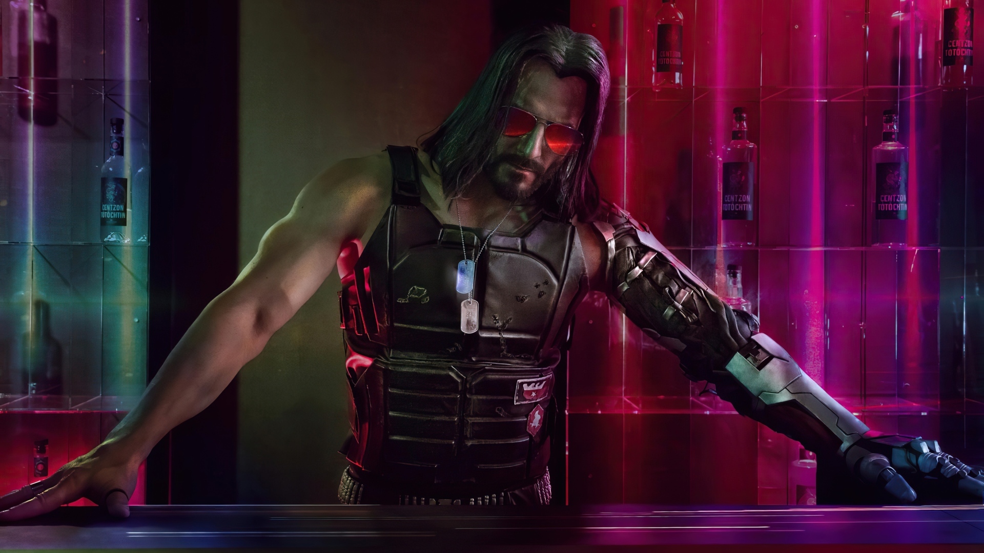 Персонаж Киану компьютерная игра Cyberpunk 2077