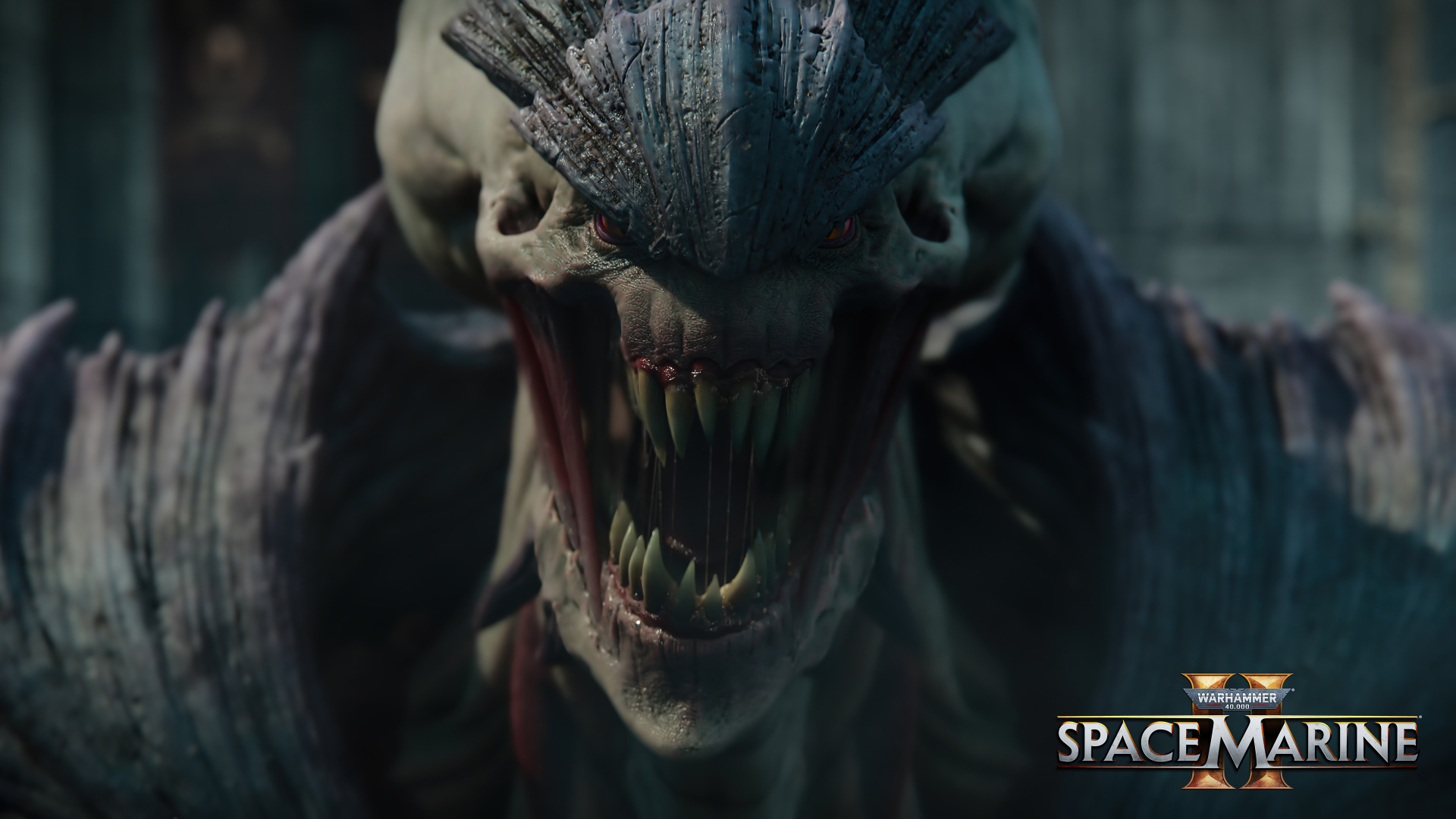 Монстр из компьютерной игры Warhammer 40,000: Space Marine 2