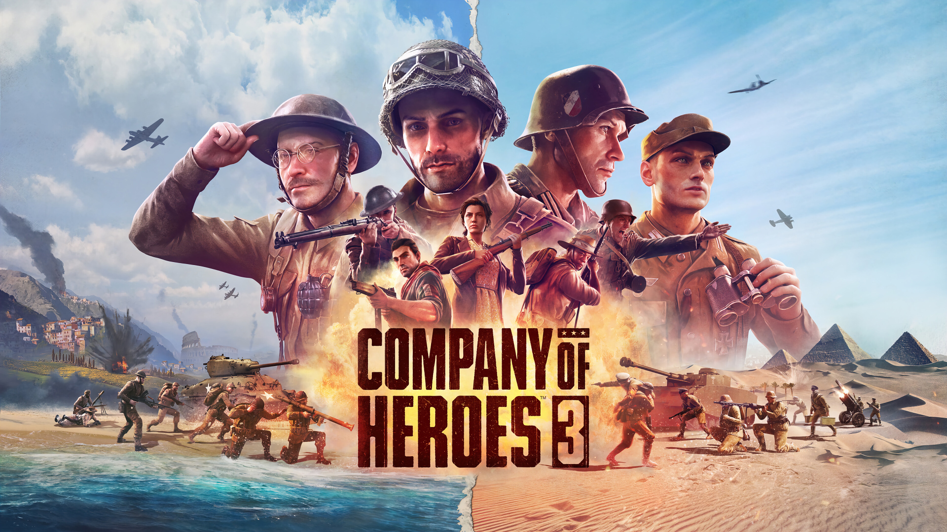 Постер компьютерной игры Company of Heroes 3, 2023