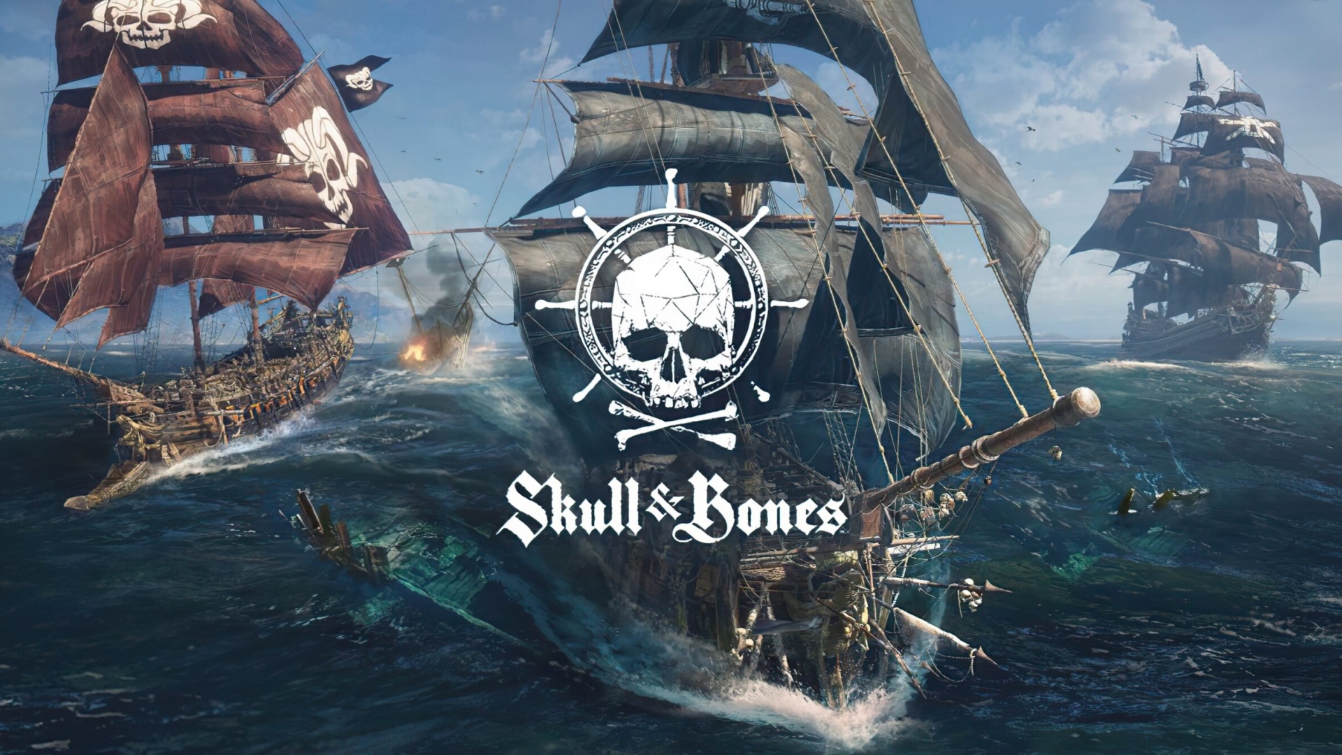 Корабли из компьютерной игры Skull & Bones