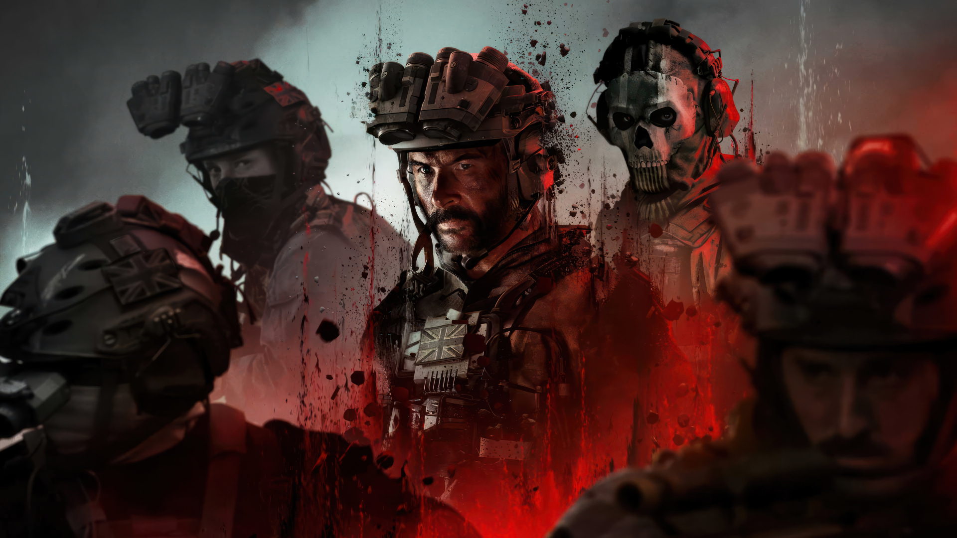Солдаты персонажи новой игры Call of Duty: Modern Warfare III