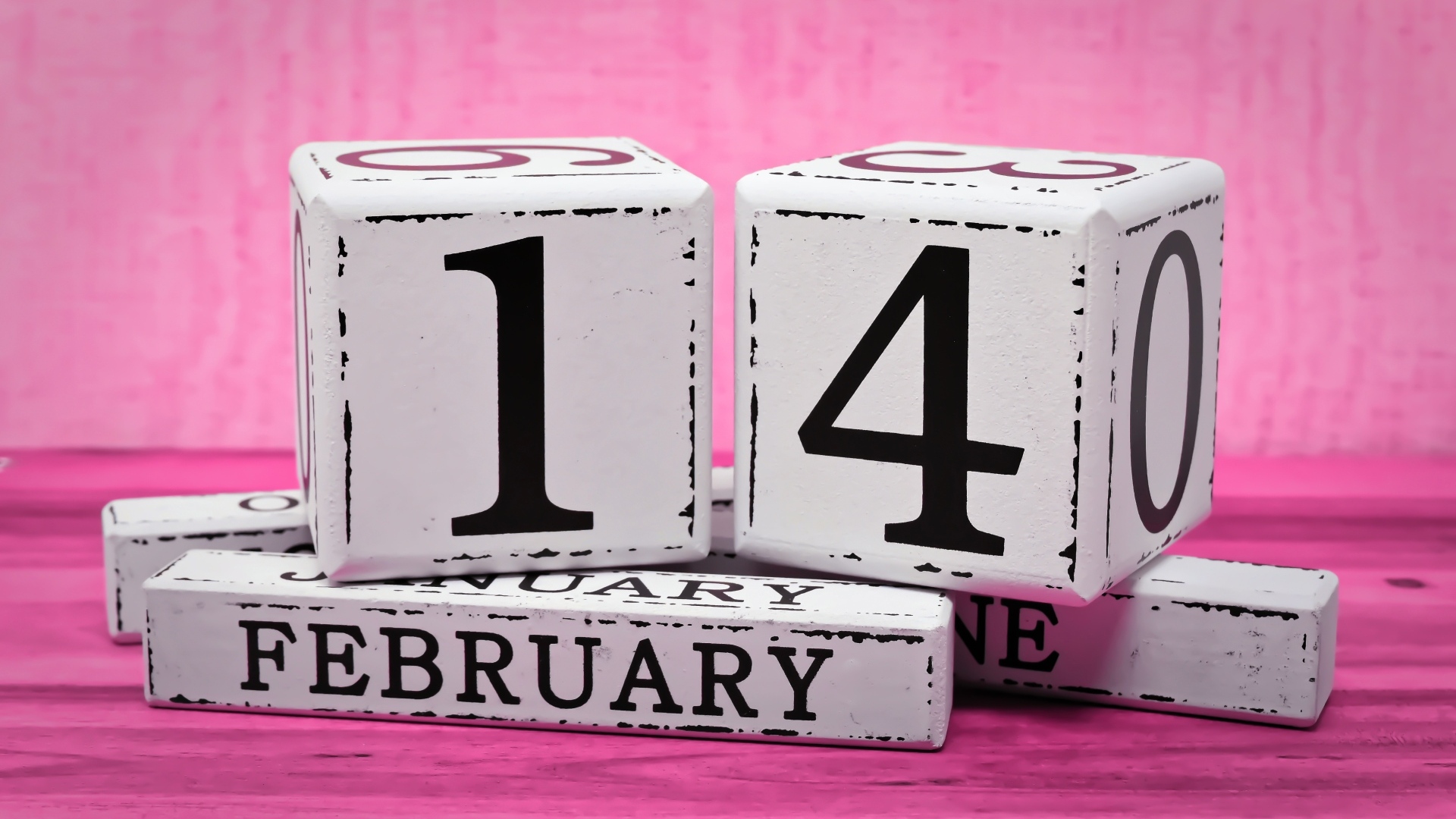 Кубики на День влюбленных 14 февраля