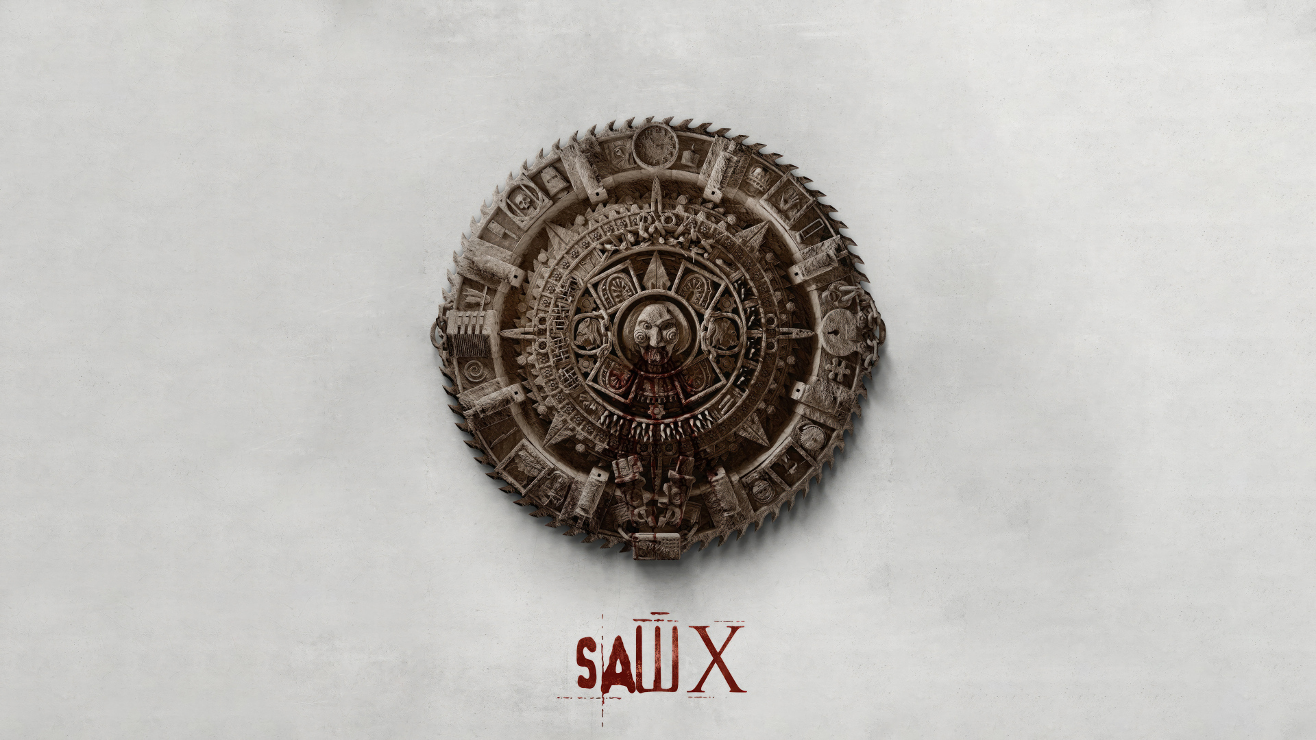 Логотип нового фильма Пила 10, 2023