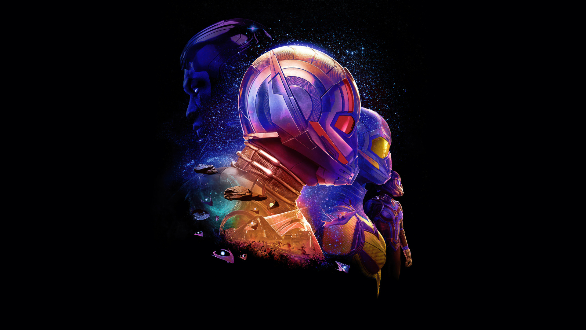 Постер фильма Человек-муравей и Оса: Квантомания, 2023