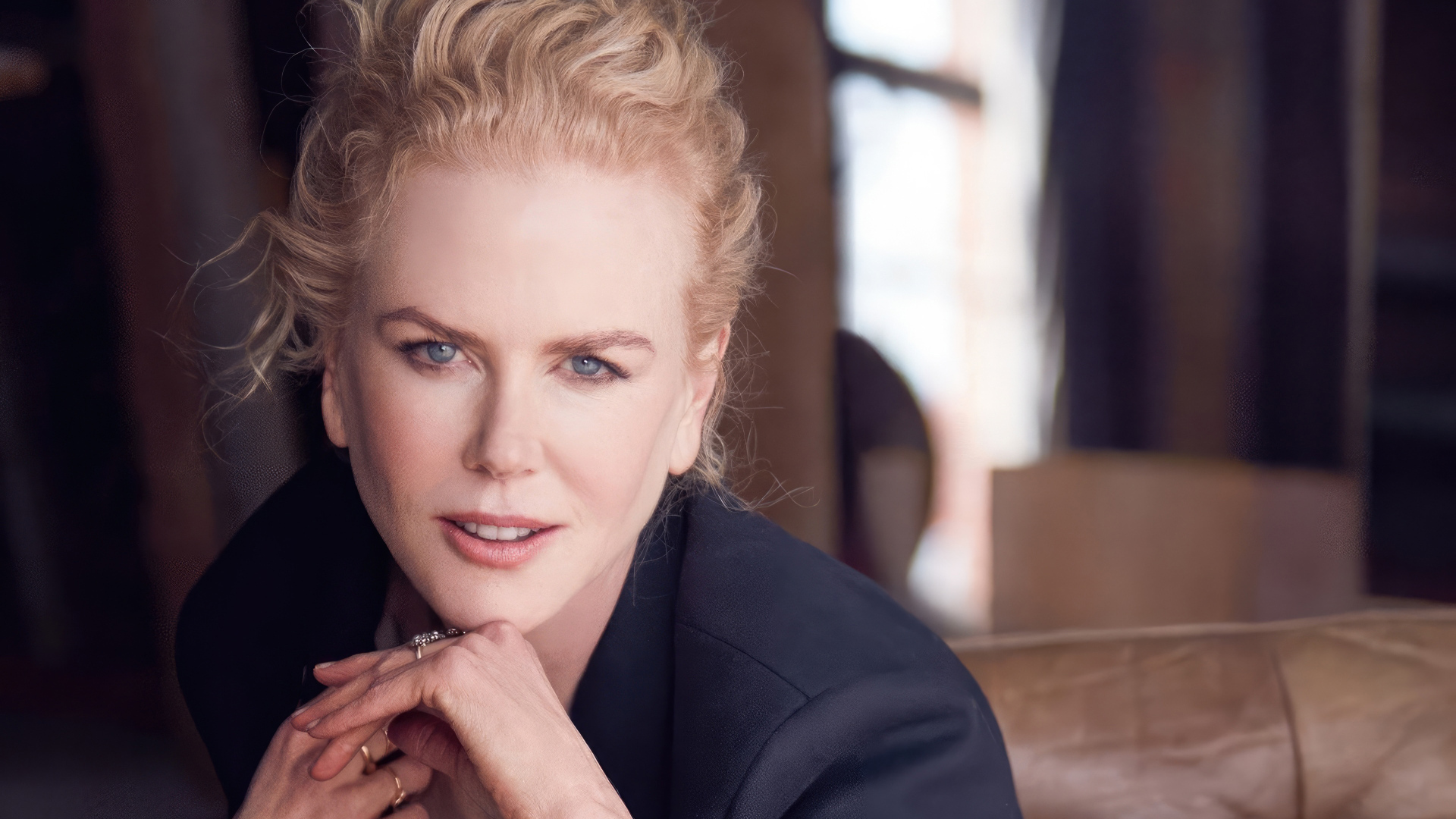 Голубоглазая американская актриса Николь Кидман