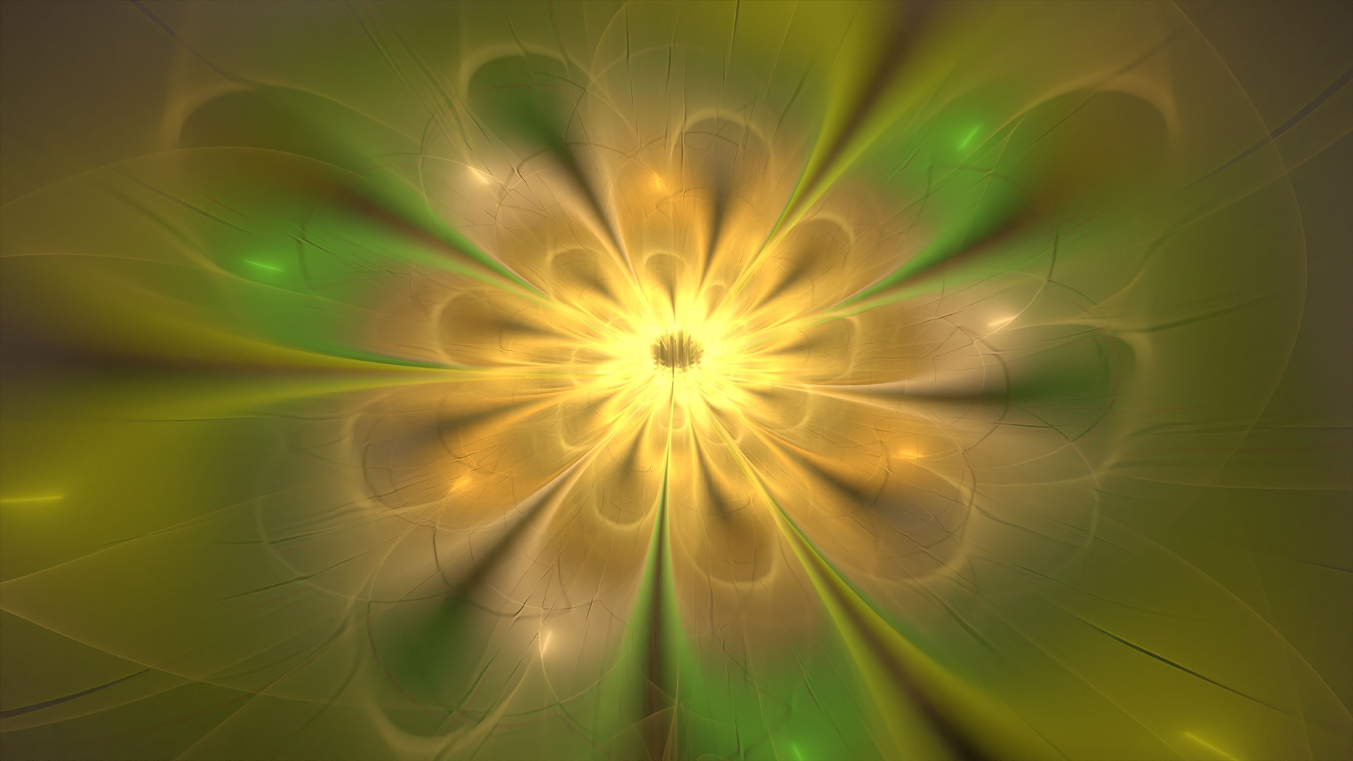 Красивый абстрактный цветок с желтой серединкой