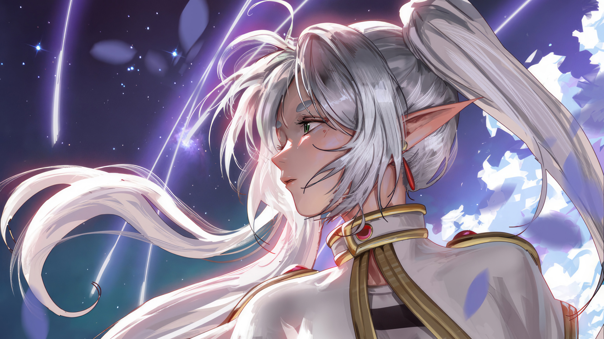 Девушка с хвостами на голове