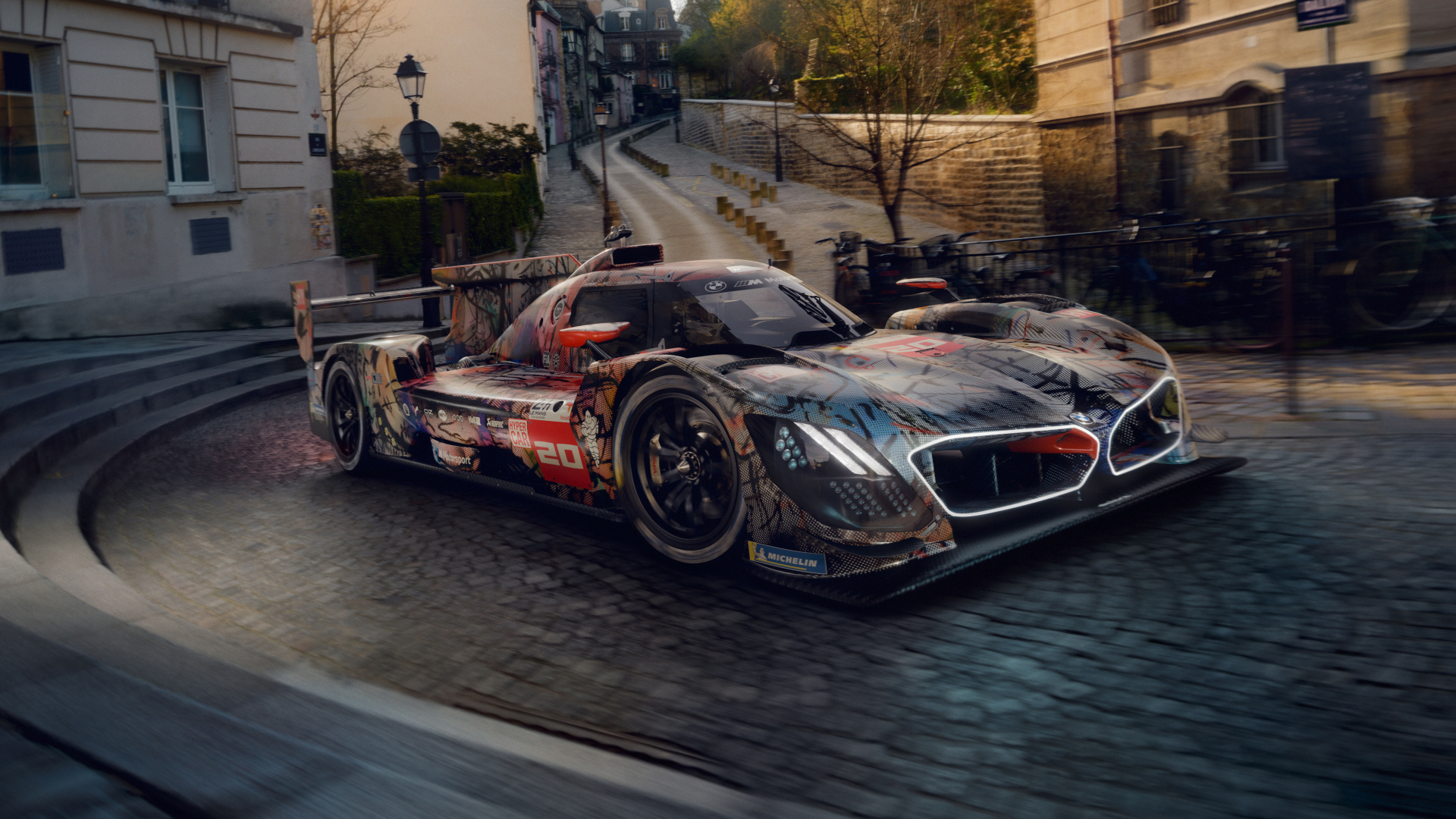 Быстрый BMW Art Car By Julie Mehretu