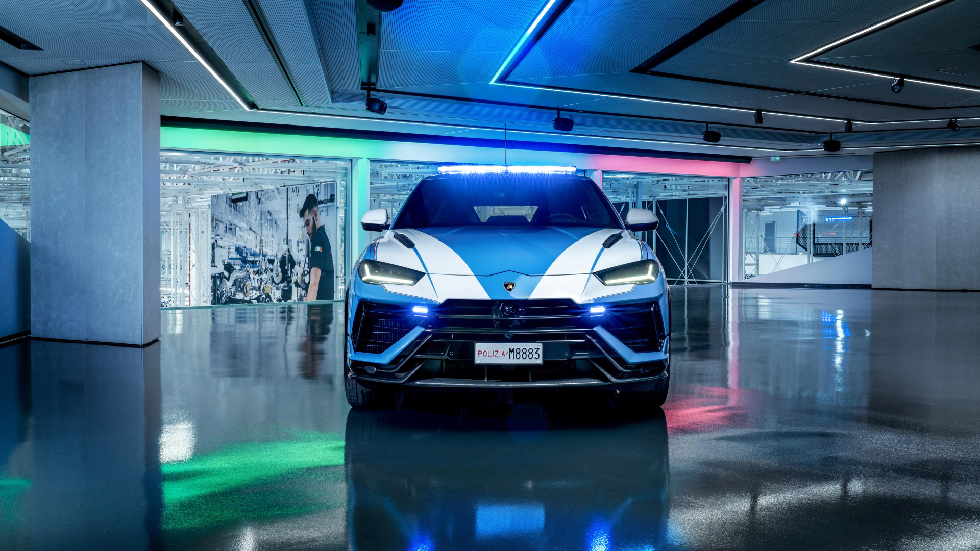 Внедорожник Lamborghini Urus Performante Polizia