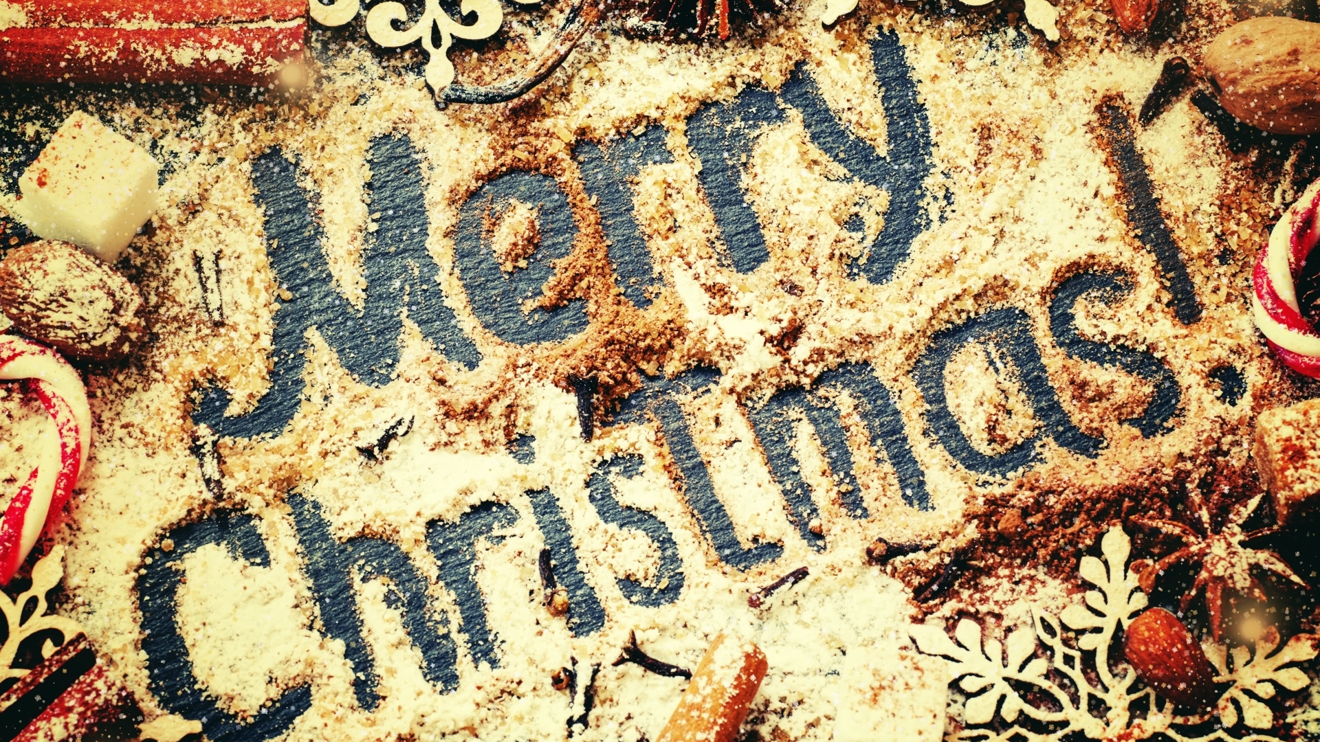 Сладкая открытка на Рождество