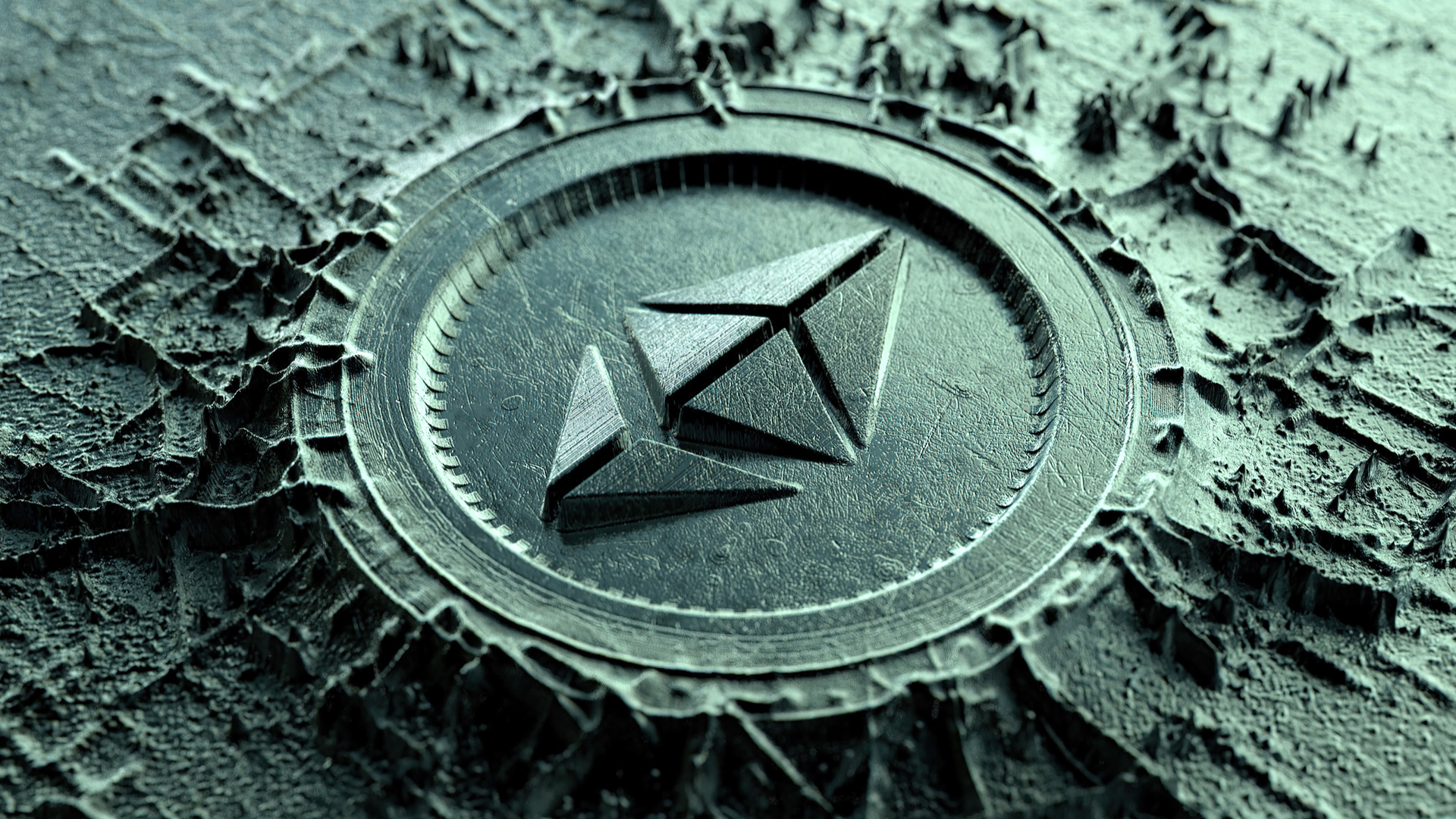 Логотип ethereum крупным планом