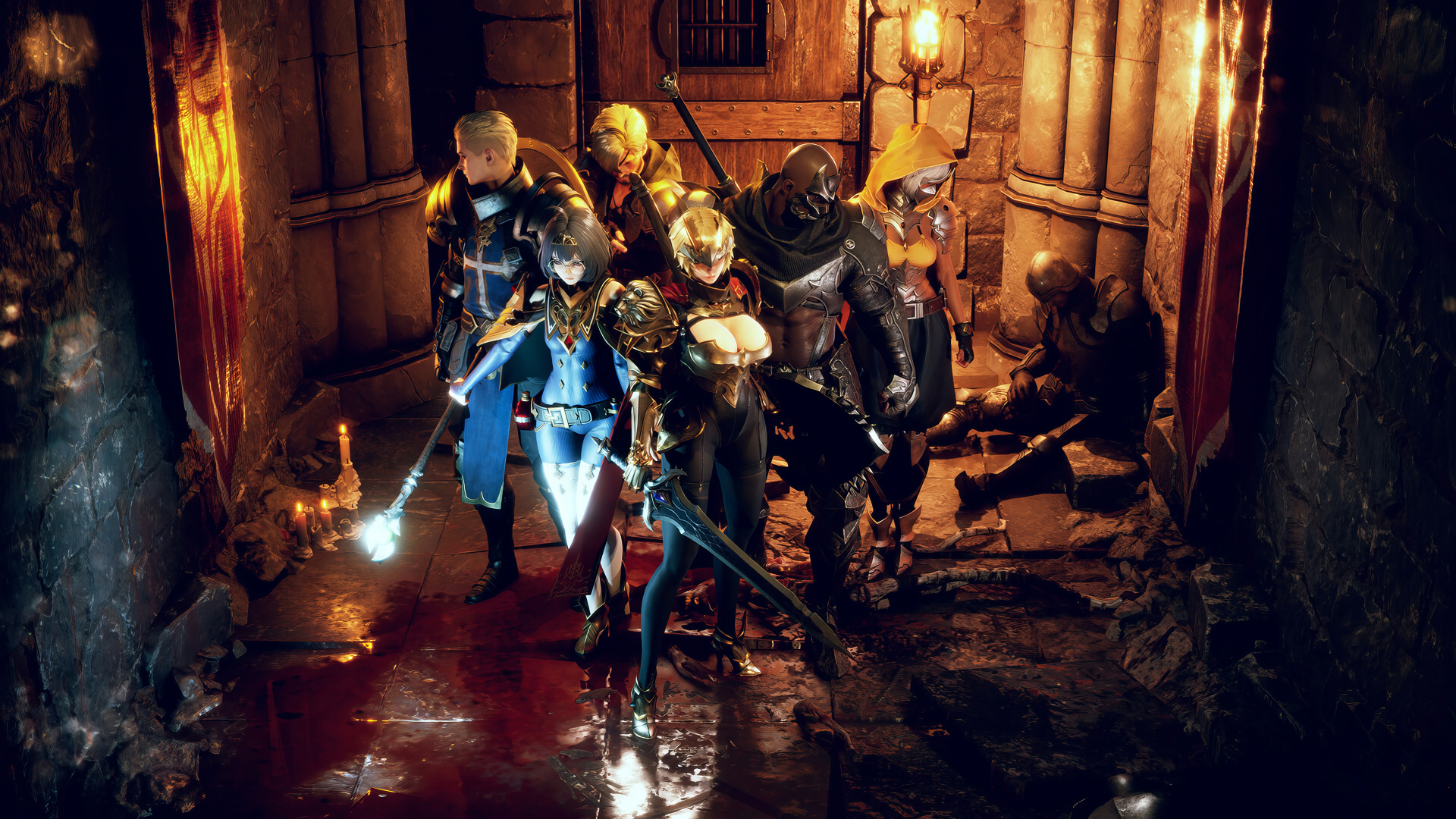 Персонажи компьютерной игры Dungeon Stalkers, 2024