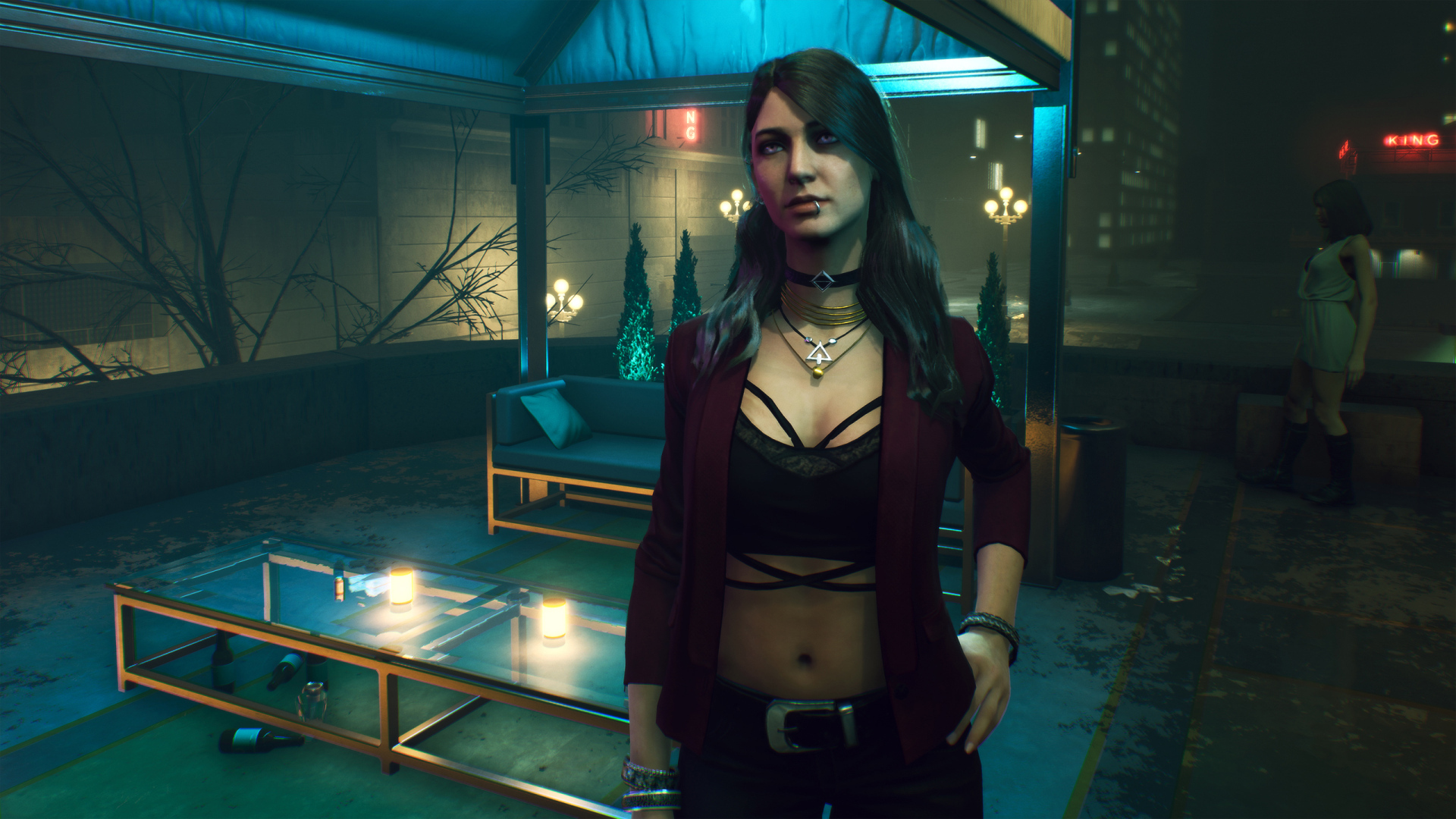 Девушка персонаж компьютерной игры Vampire: The Masquerade — Bloodlines 2