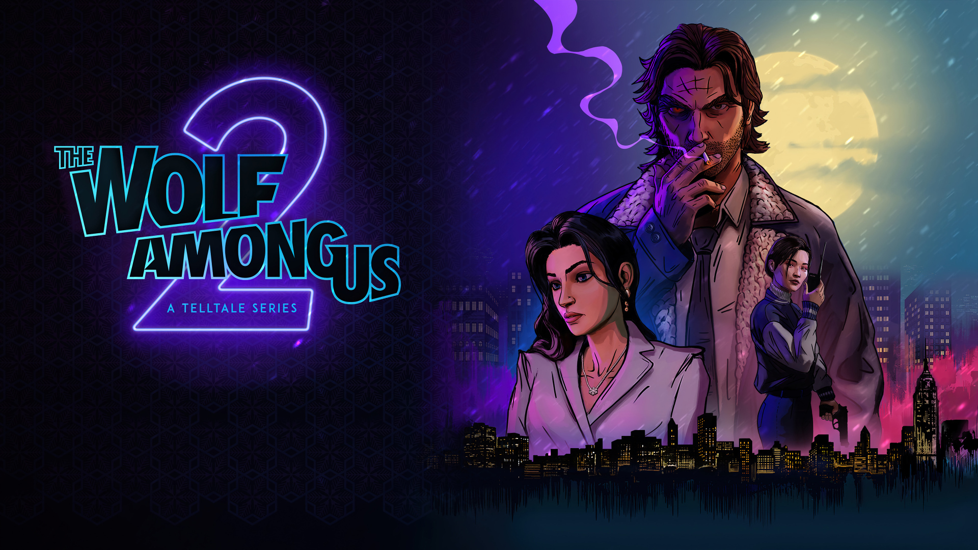 Постер компьютерной игры The Wolf Among Us 2