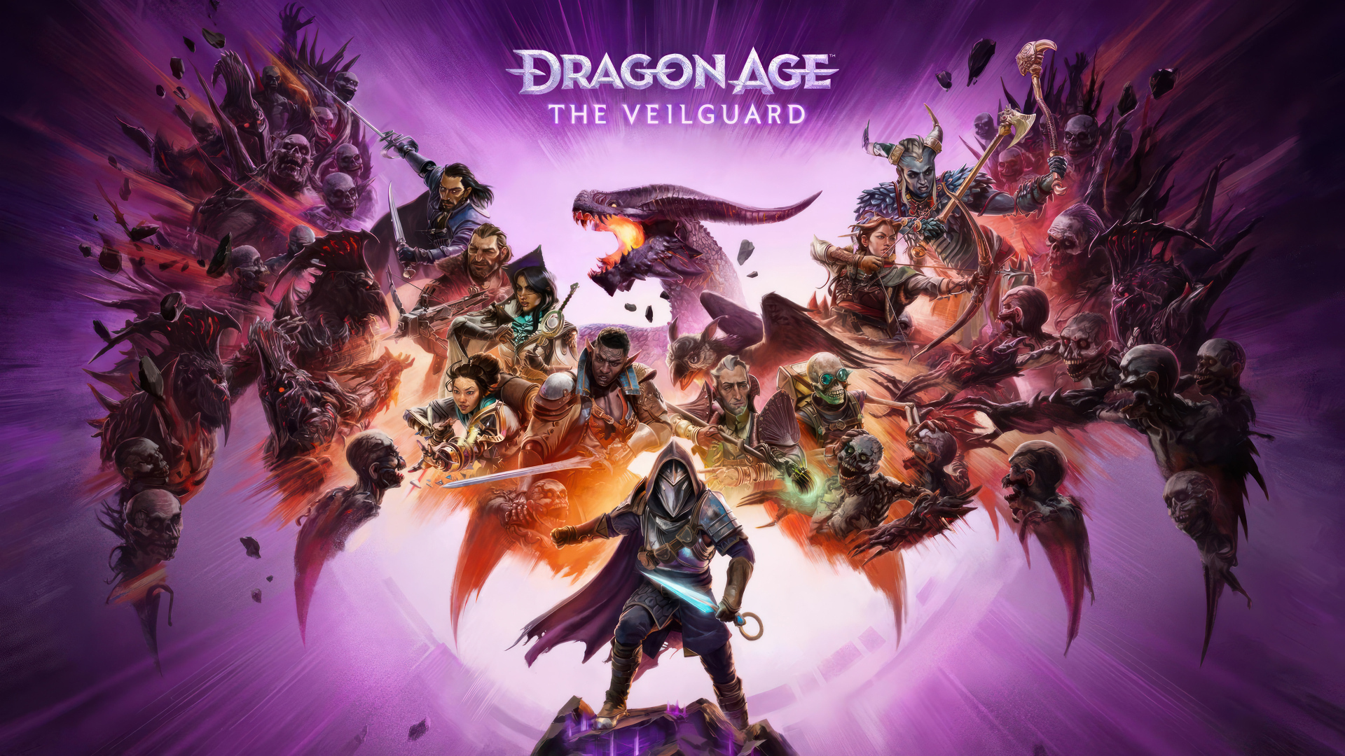 Постер новой компьютерной игры Dragon Age: The Veilguard, 2024