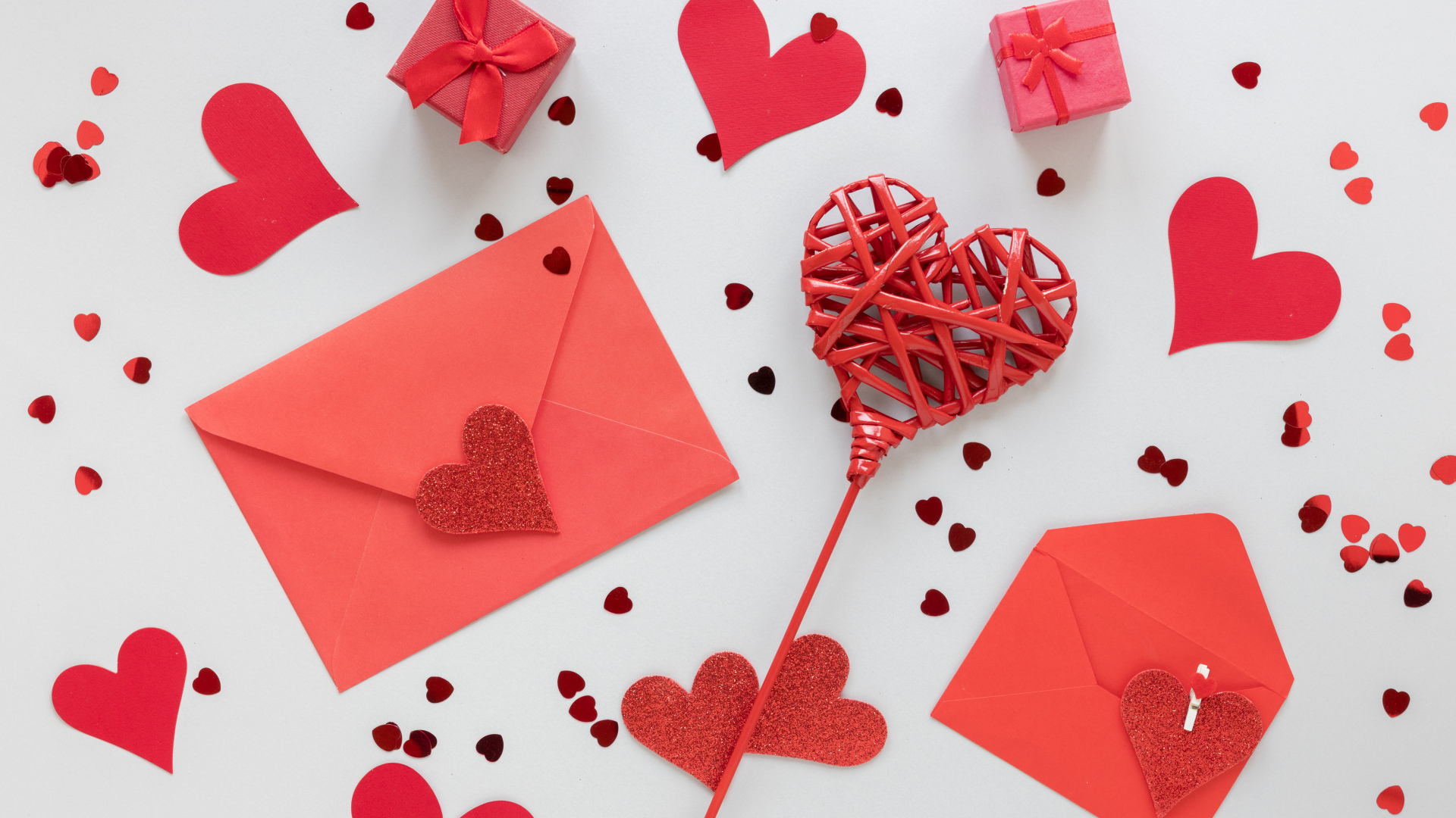 Конверты с валентинками на день влюбленных