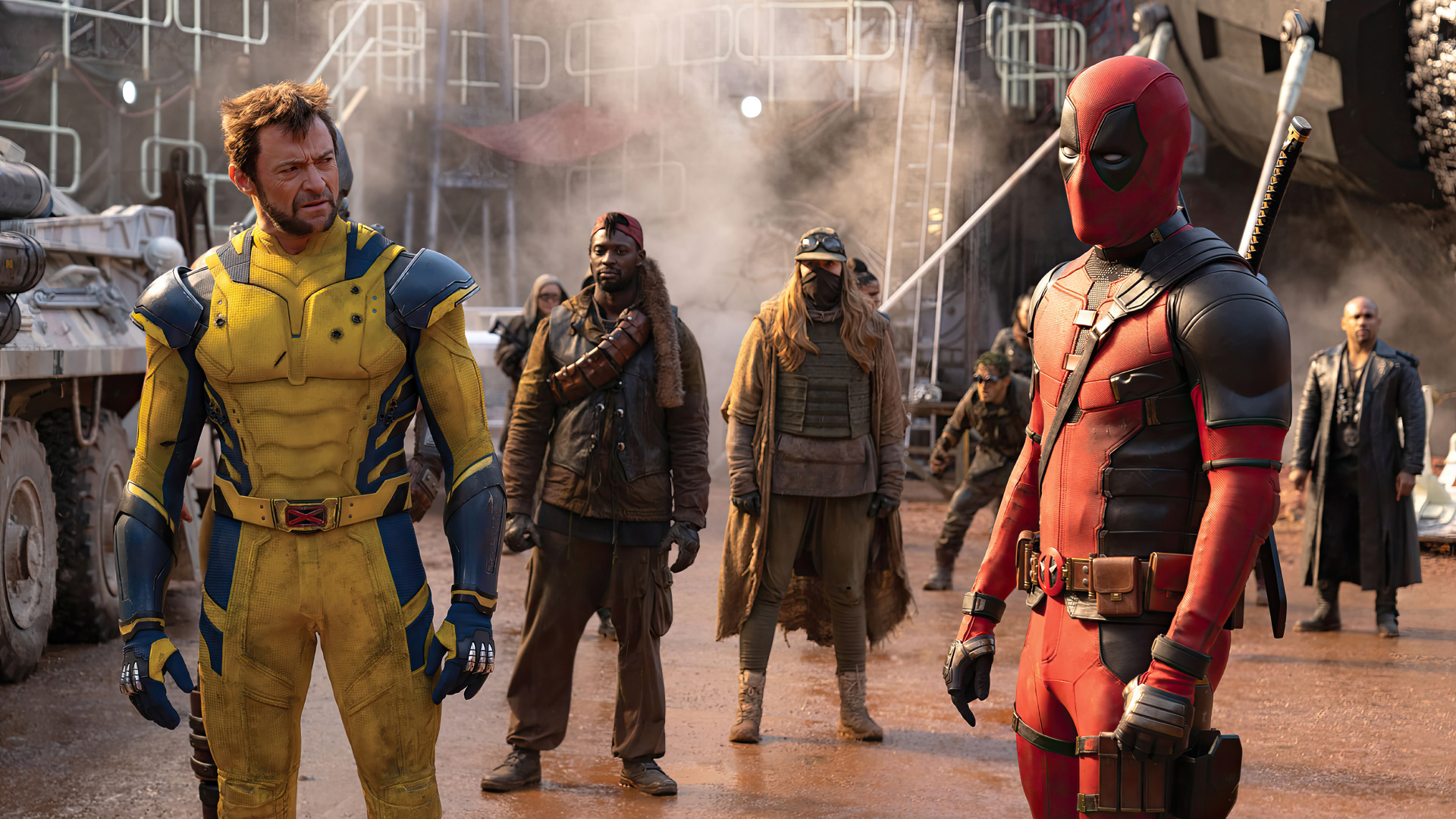 Кадр нового фильма Дэдпул и Росомаха, 2024