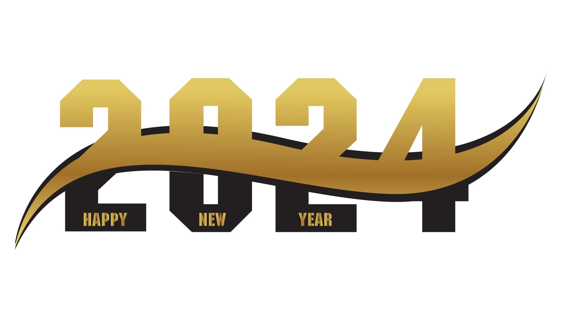 Цифры на Новый год дракона 2024