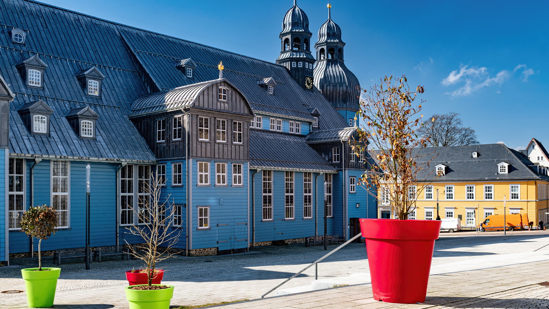 Церковь в городе Клаусталь-Целлерфельд, Германия