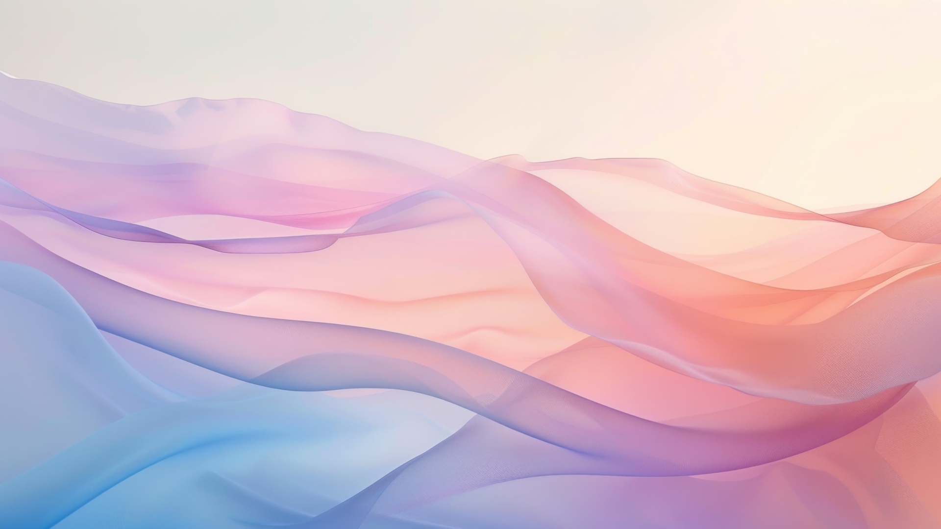 Голубые и розовые абстрактные волны крупным планом