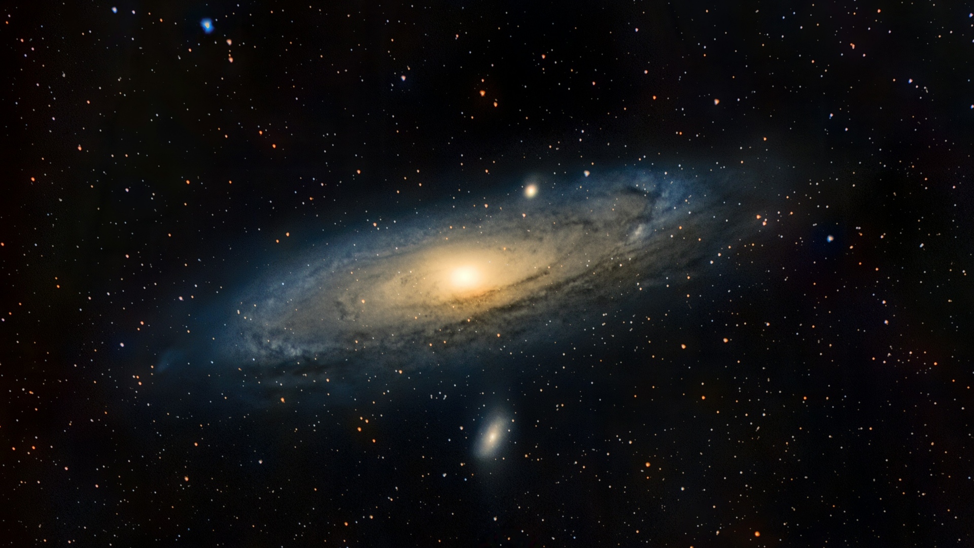 Небесное свечение в звездной галактике