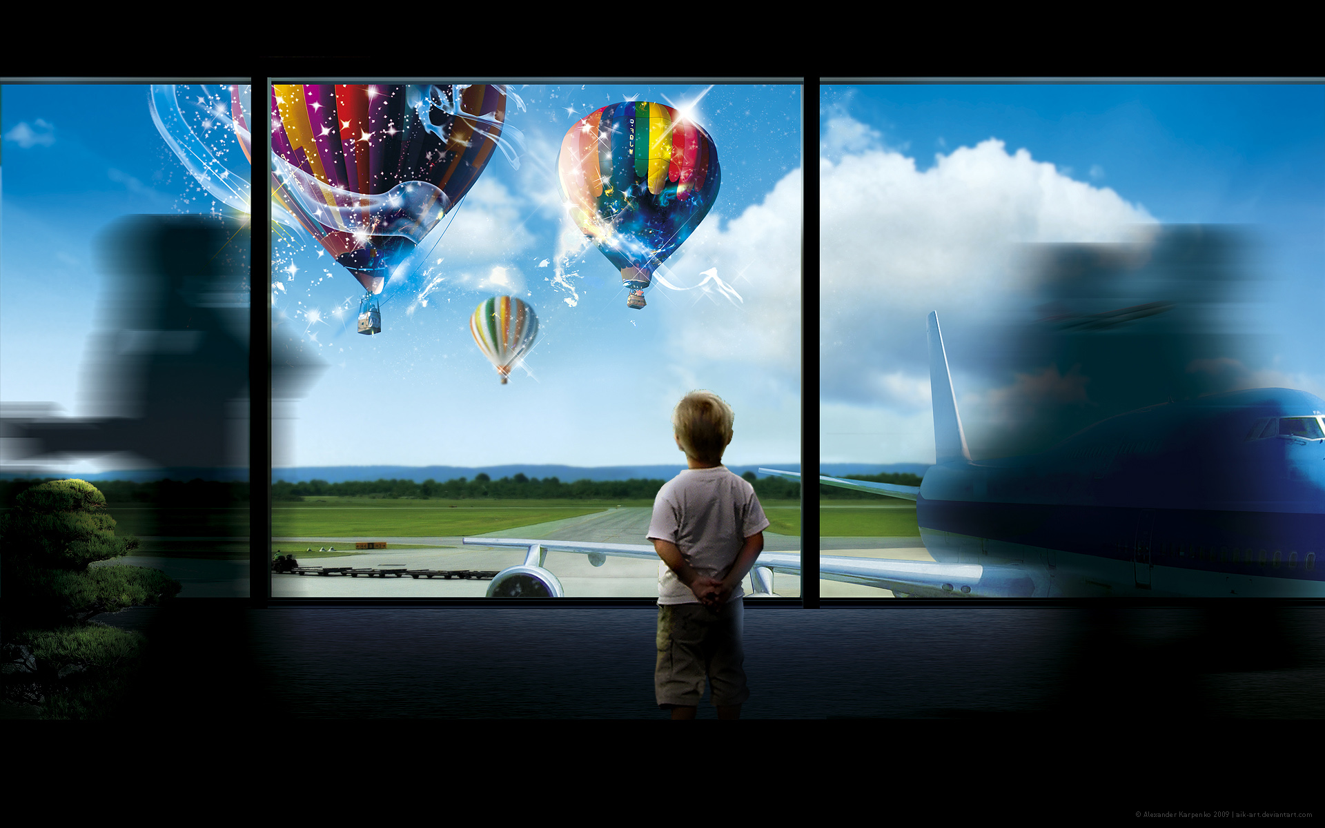 Magic airport Desktop wallpapers 1280x800
