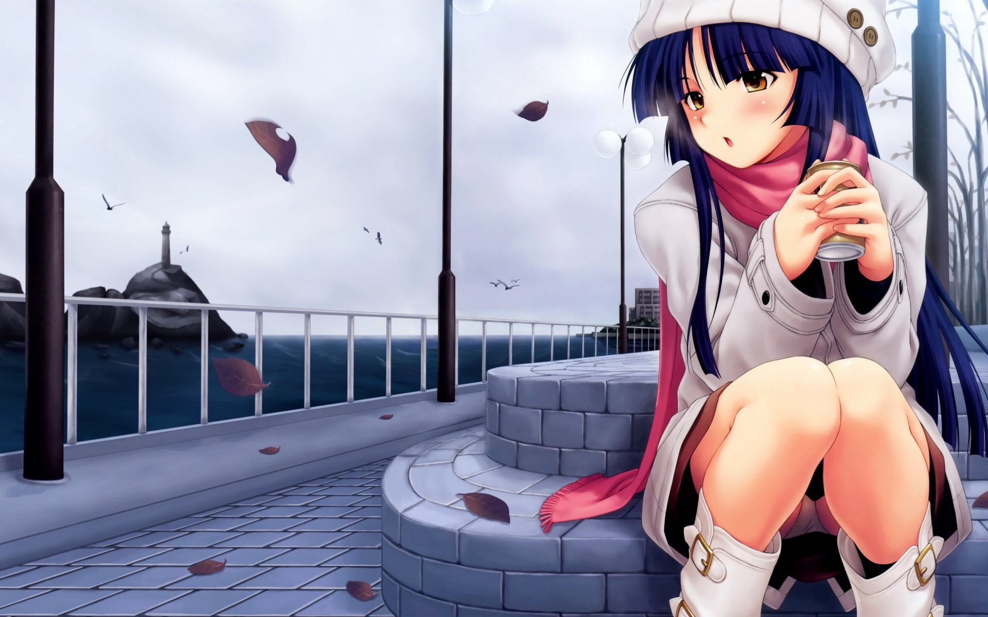 В холодный ветреный день