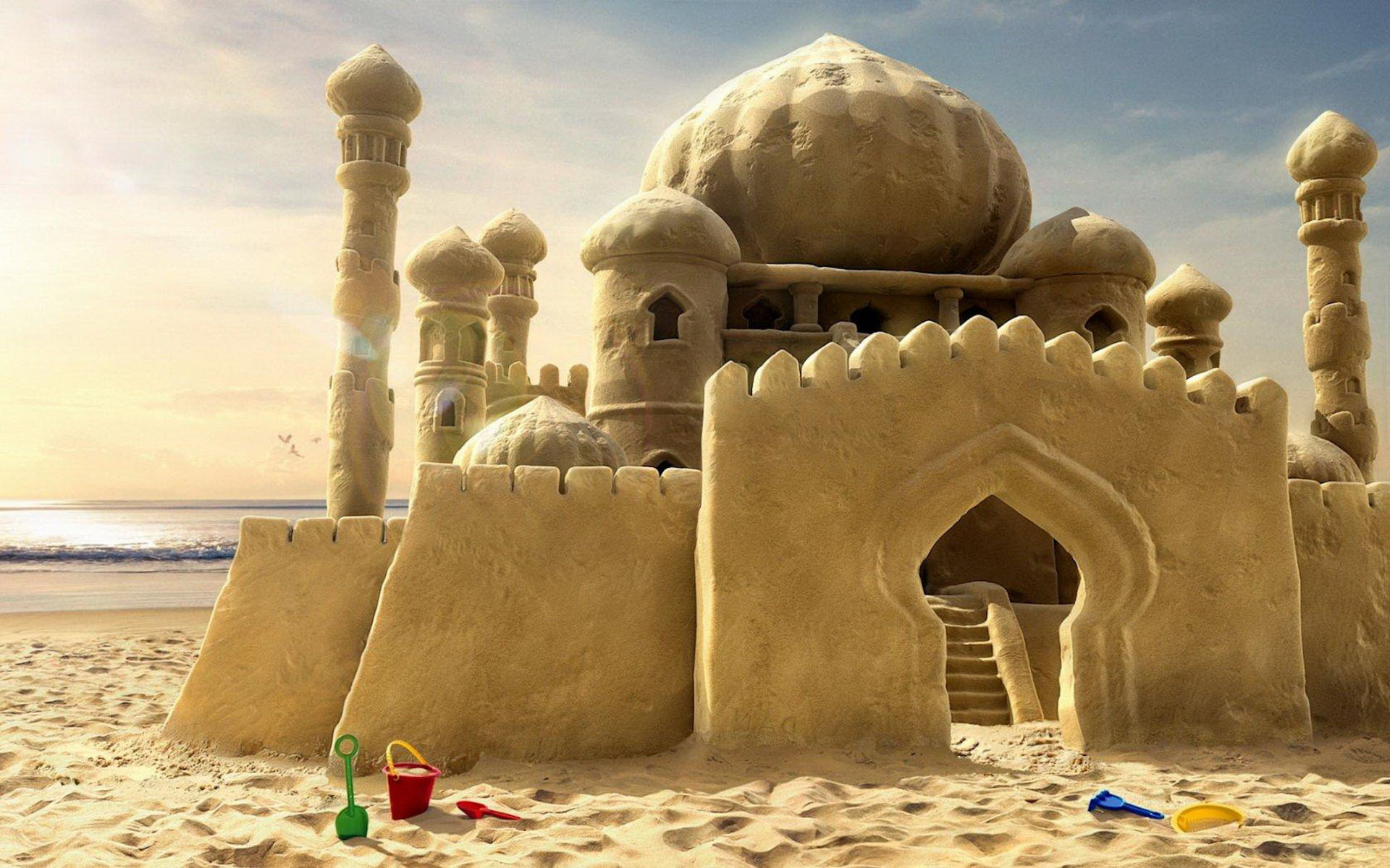 Дворец из песка