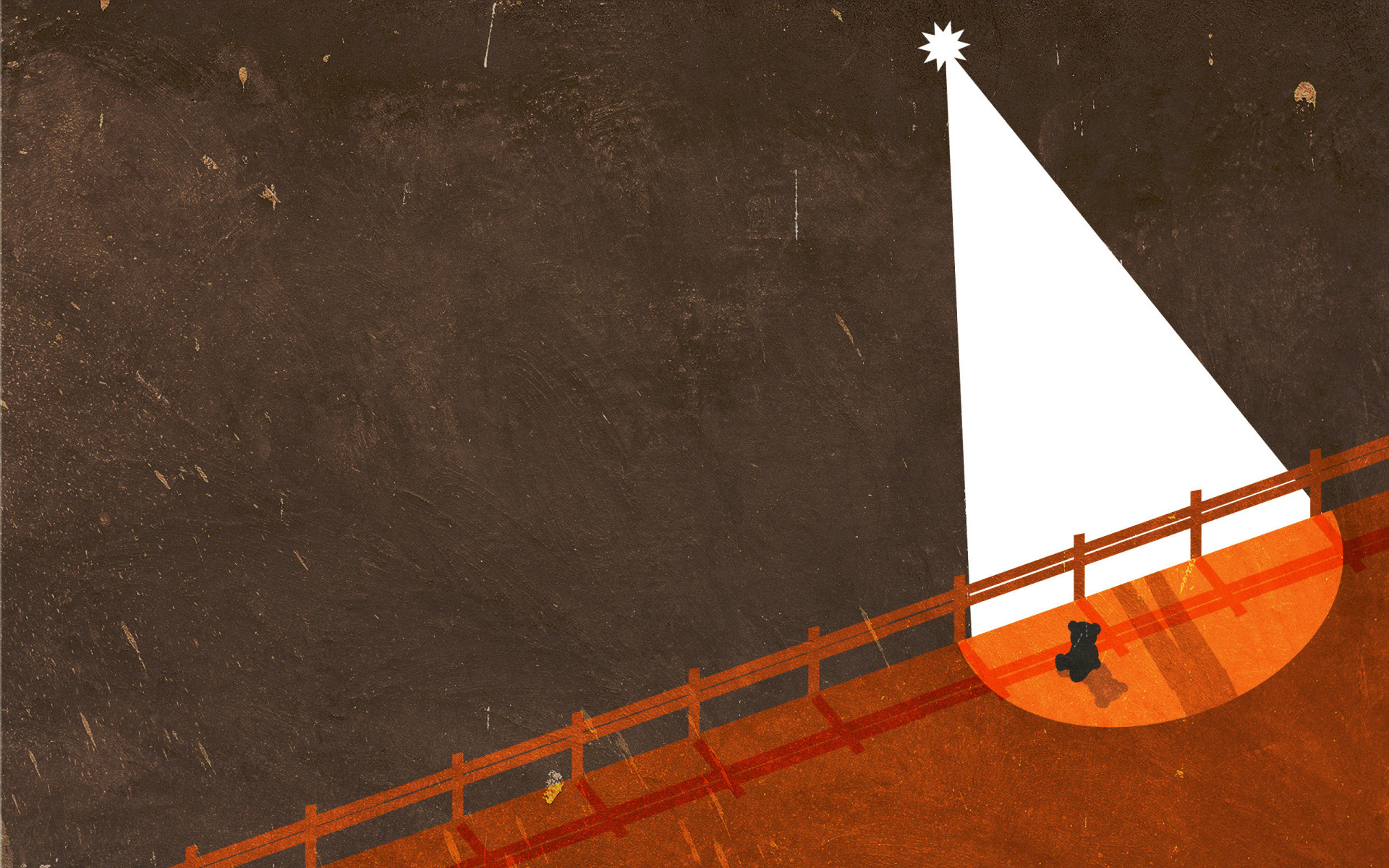 Медвежонок под звездным светом