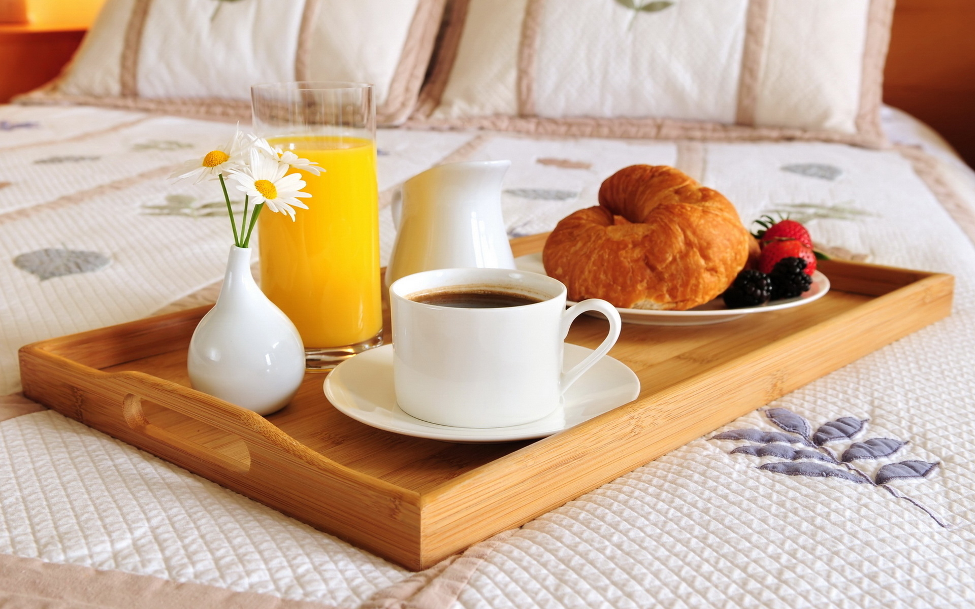 Breakfast in bed