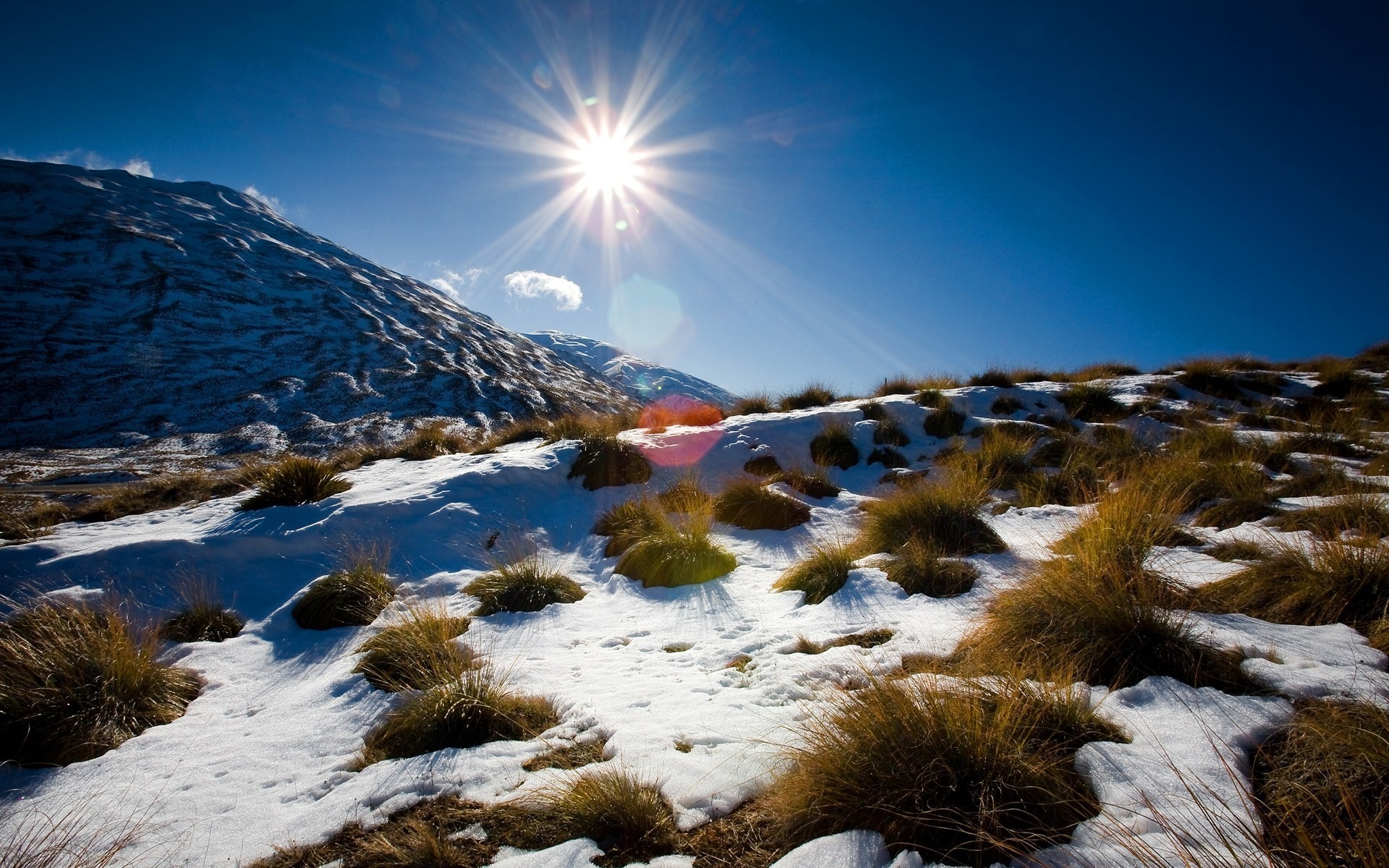 Тает снег и солнце ярко. Новая Зеландия климат.