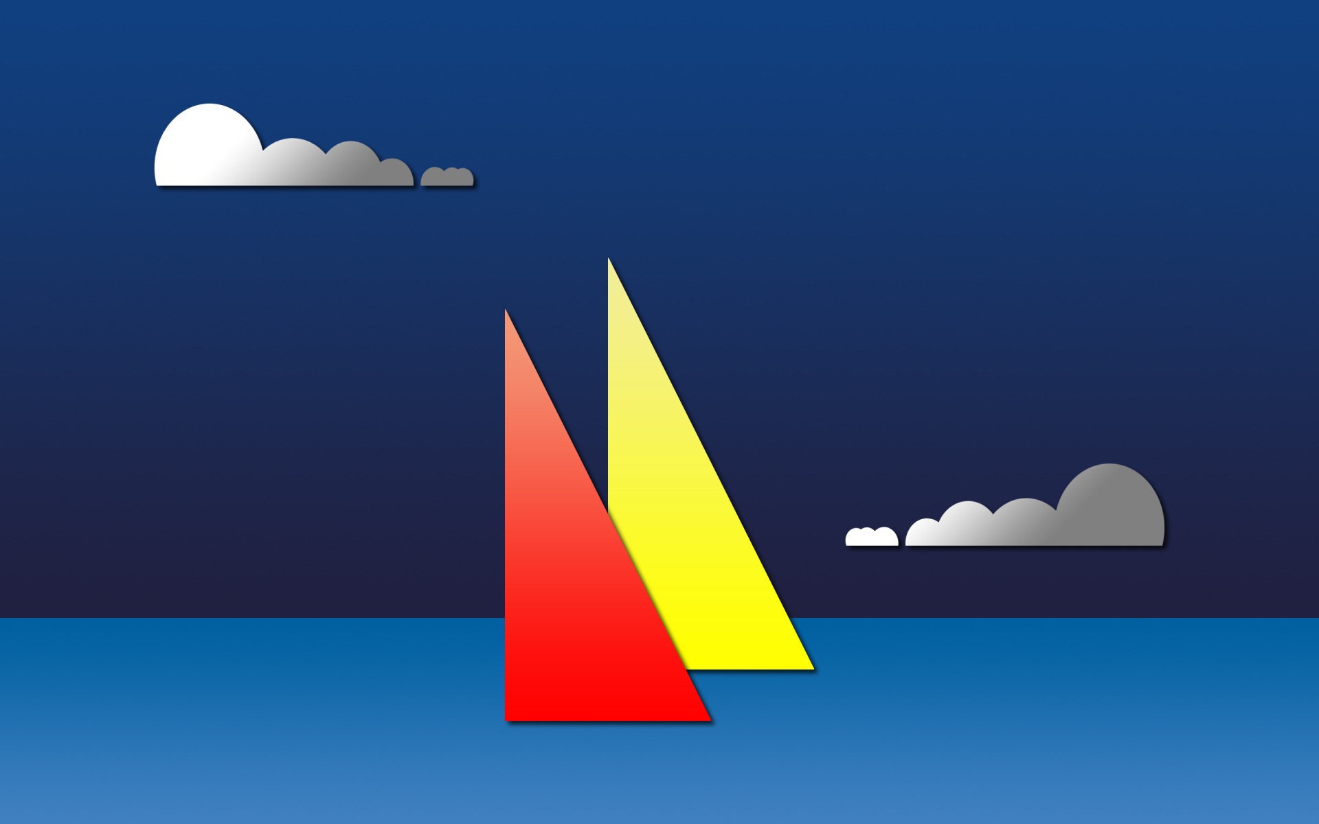 Парусники в стиле минимал