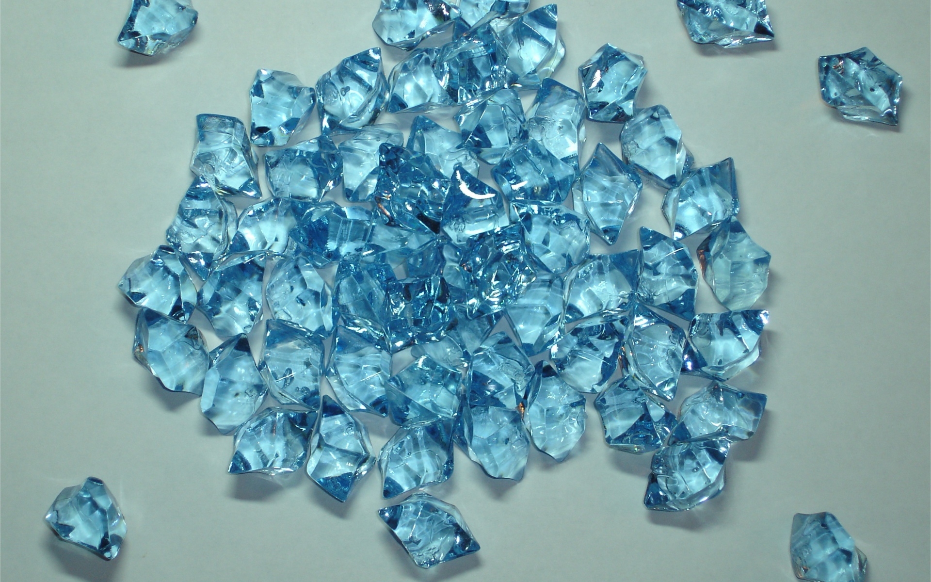 Blue crystals