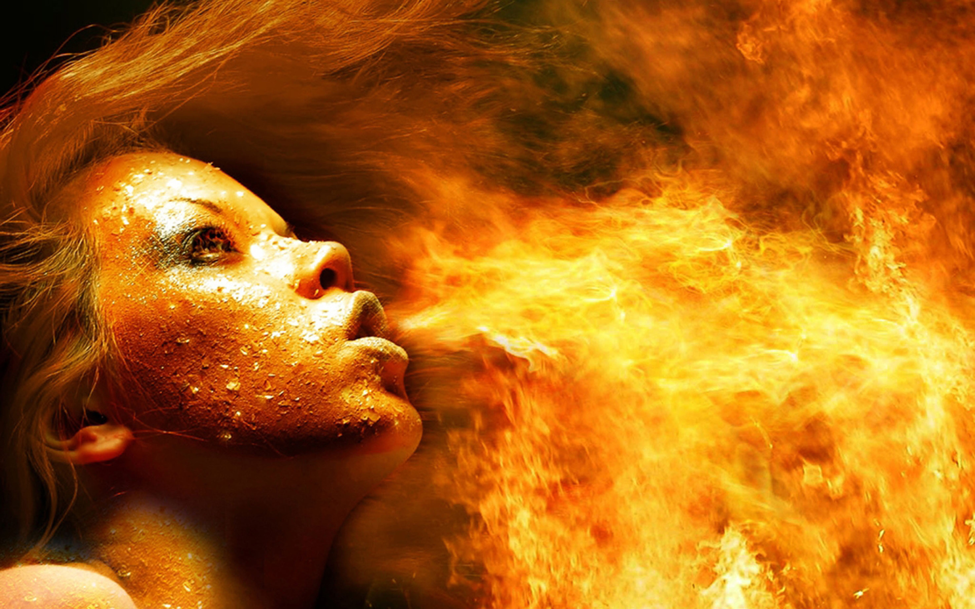 Огненная девушка