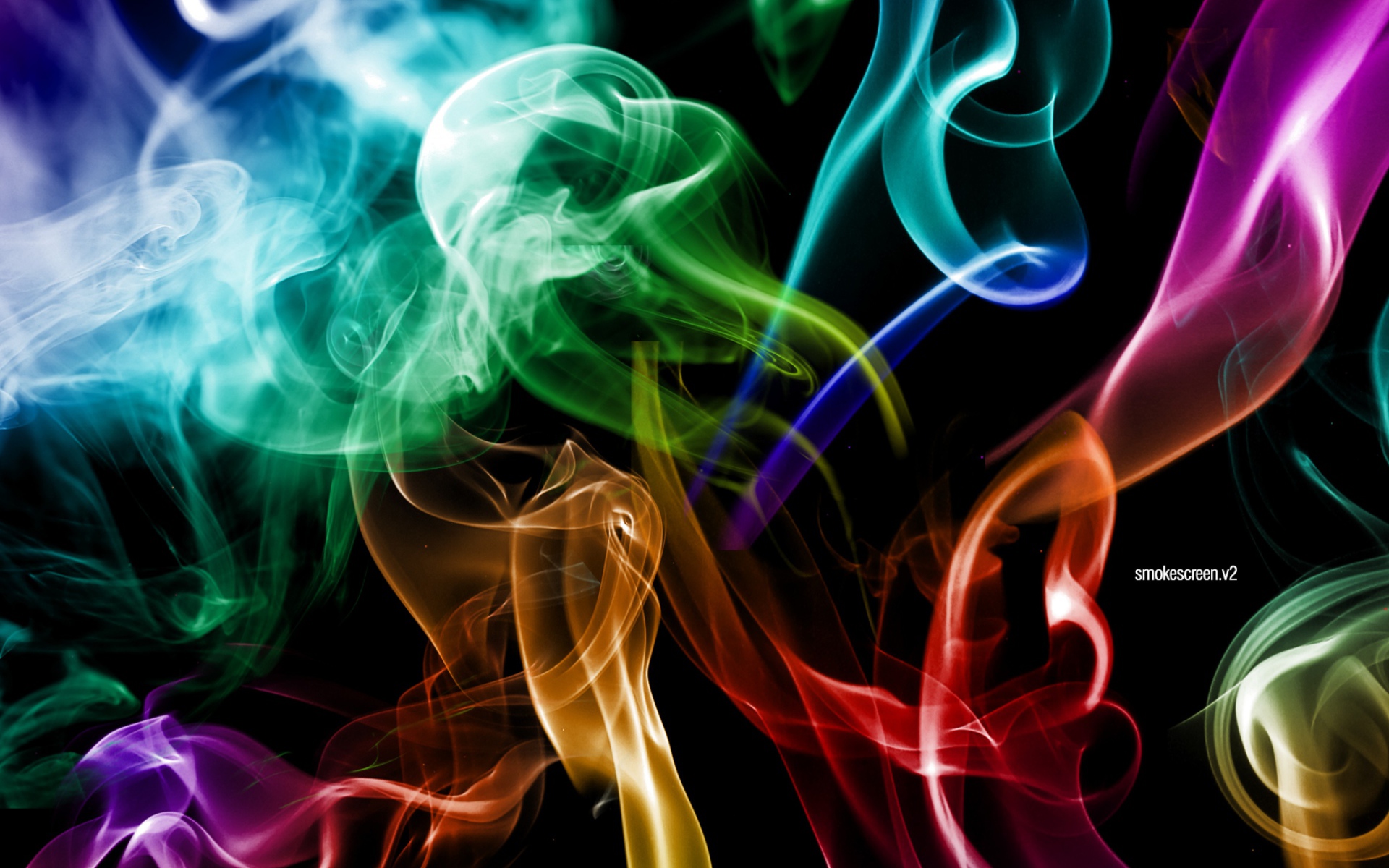 Разноцветный дым