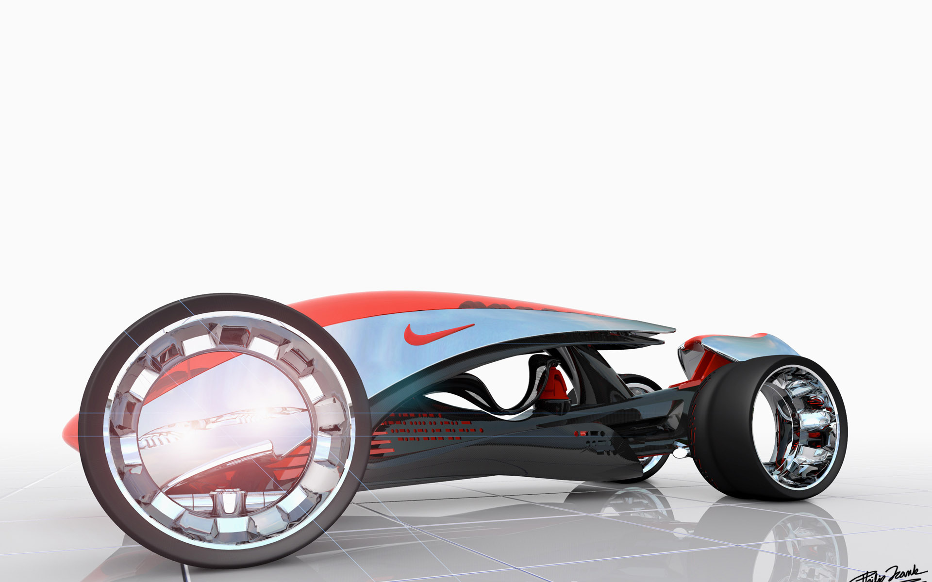 Автомобиль будущегосделаны Nike