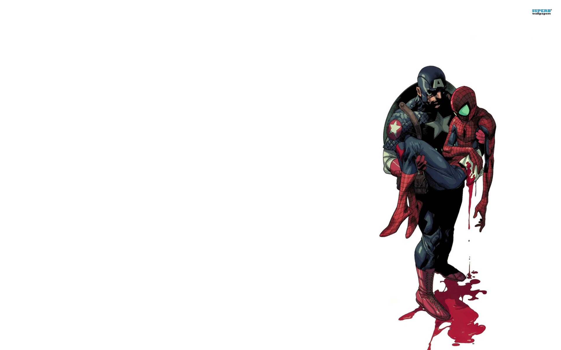 Капитан Америка и человек-паук