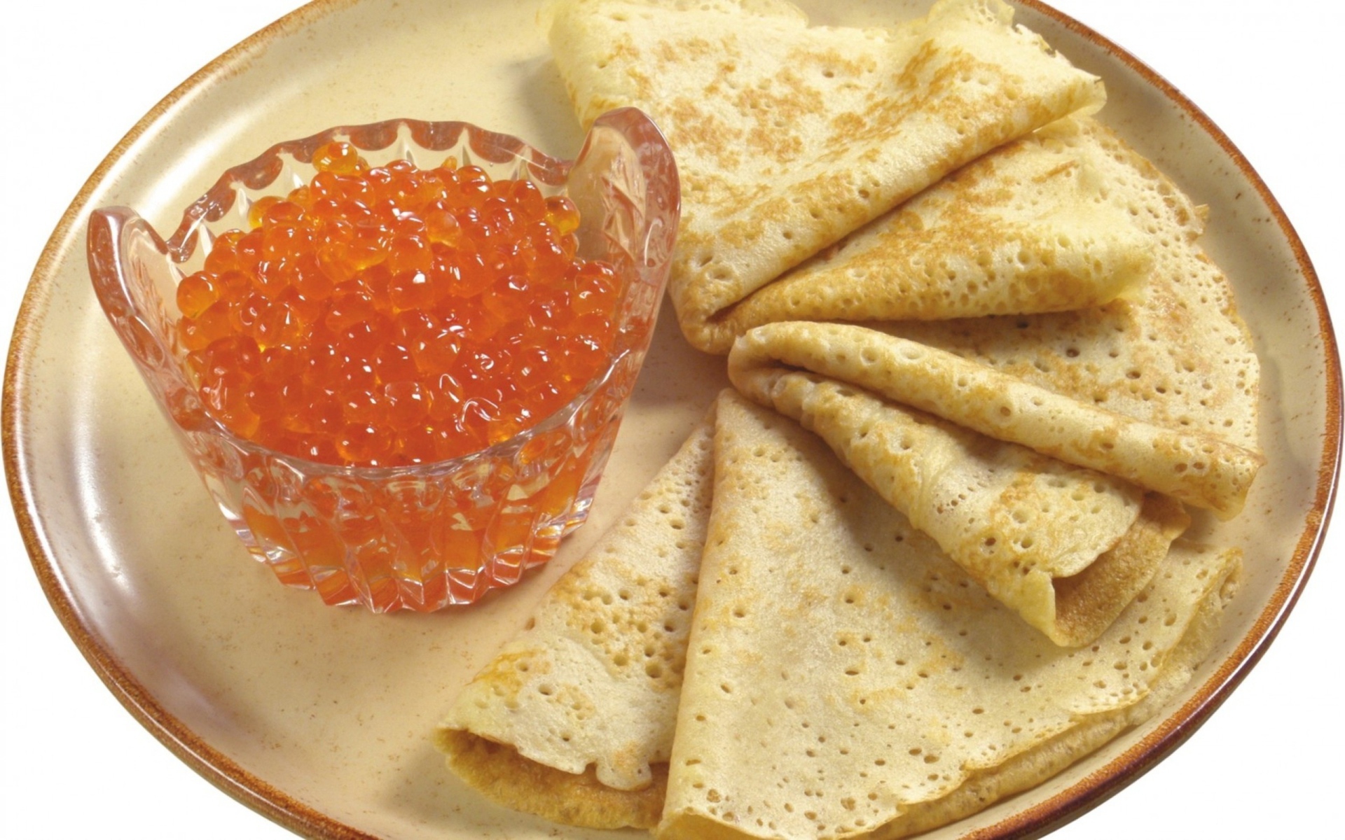 Блины с икрой